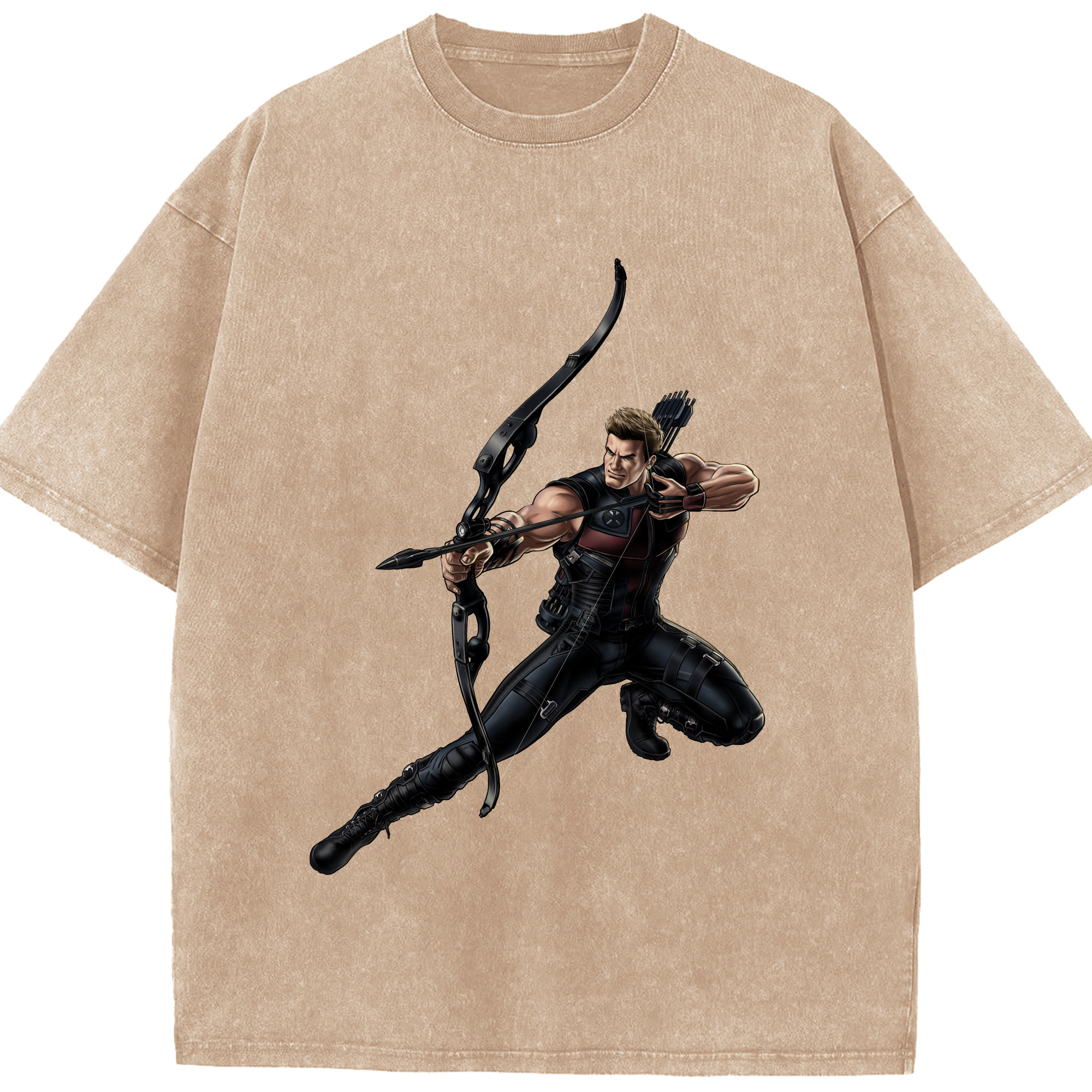 （画像用） アベンジャーズ The Avengers 綿100% ヴィンテージ風 半袖Tシャツ（フロントプリント）