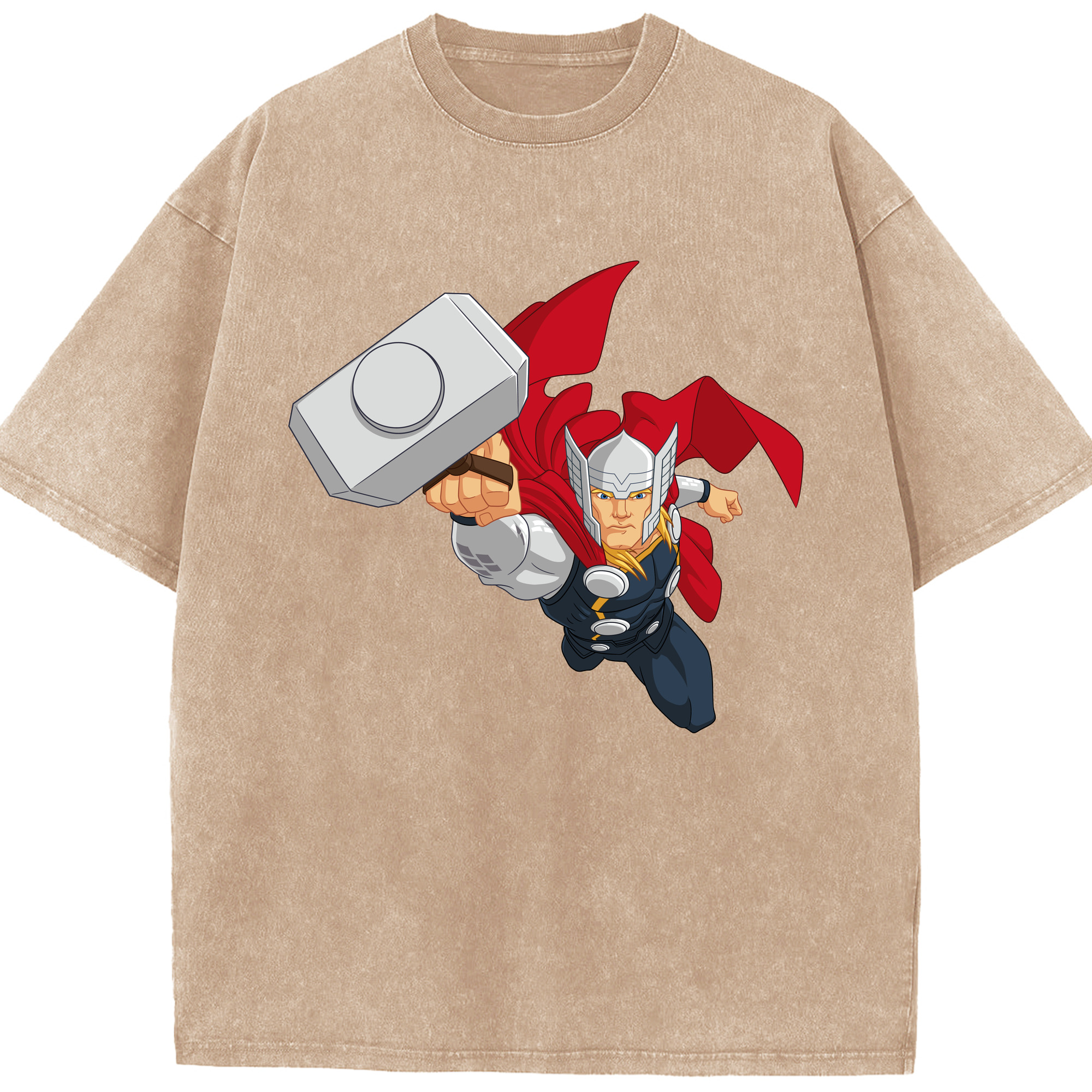 （画像用） アベンジャーズ The Avengers 綿100% ヴィンテージ風 半袖Tシャツ（フロントプリント）