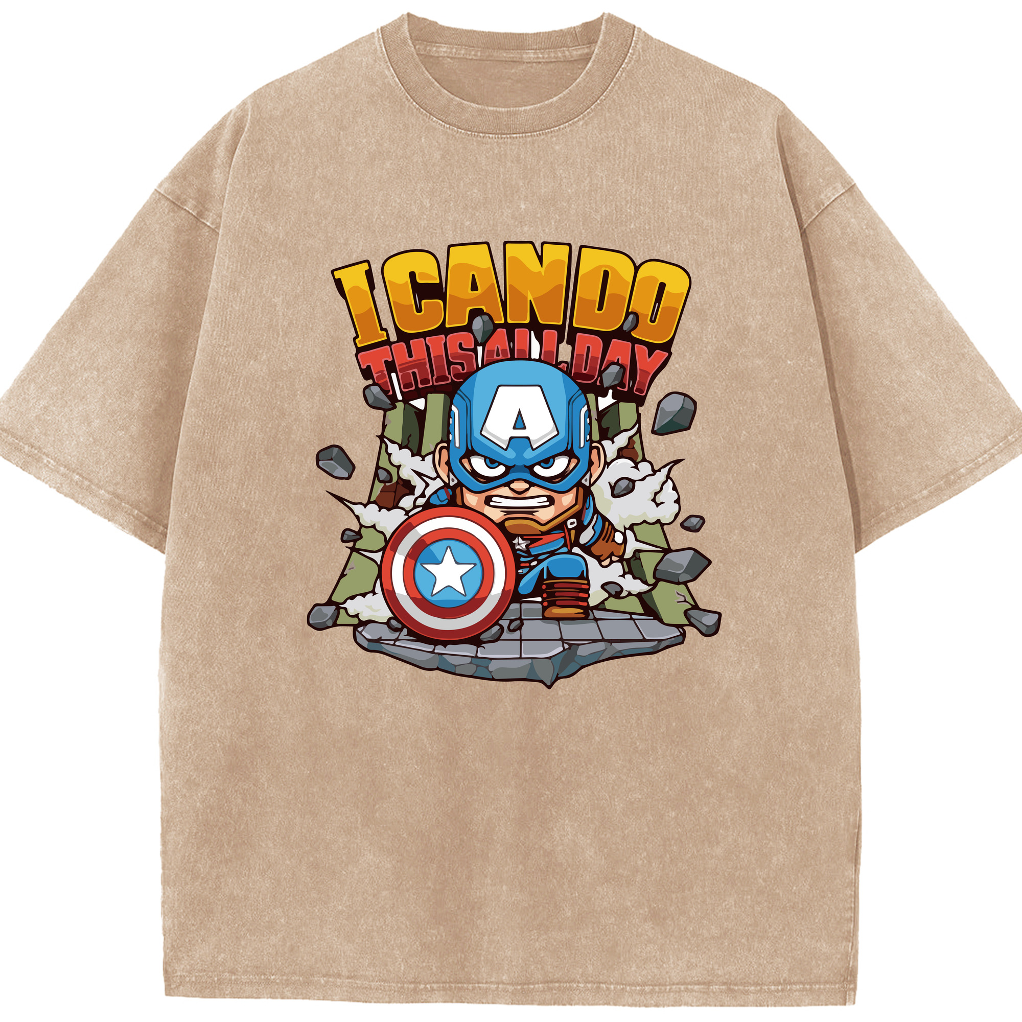 （画像用） アベンジャーズ The Avengers 綿100% ヴィンテージ風 半袖Tシャツ（フロントプリント）
