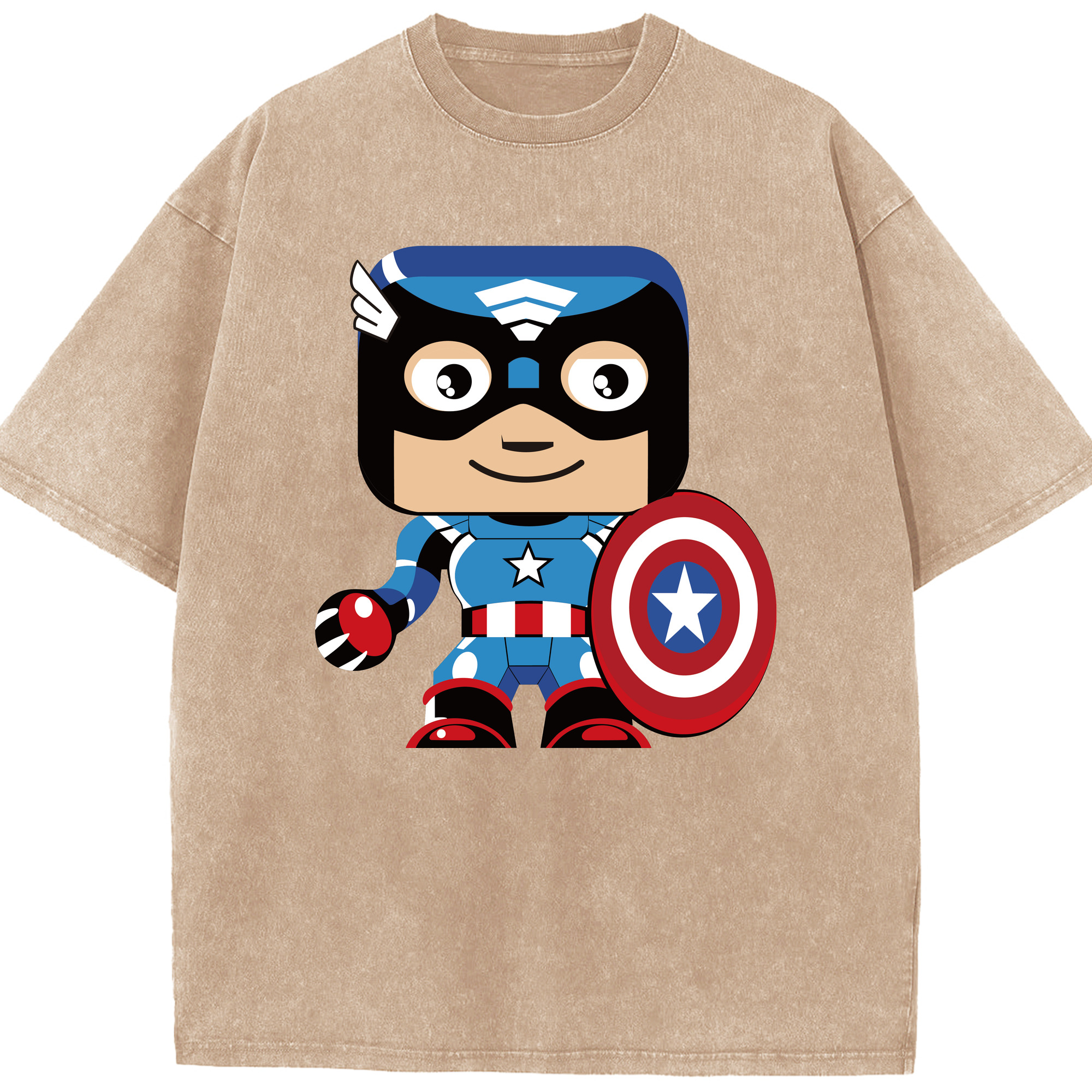 （画像用） アベンジャーズ The Avengers 綿100% ヴィンテージ風 半袖Tシャツ（フロントプリント）