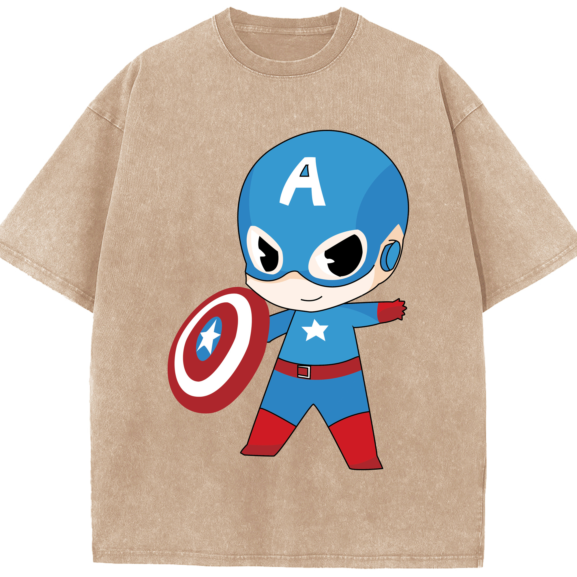 （画像用） アベンジャーズ The Avengers 綿100% ヴィンテージ風 半袖Tシャツ（フロントプリント）
