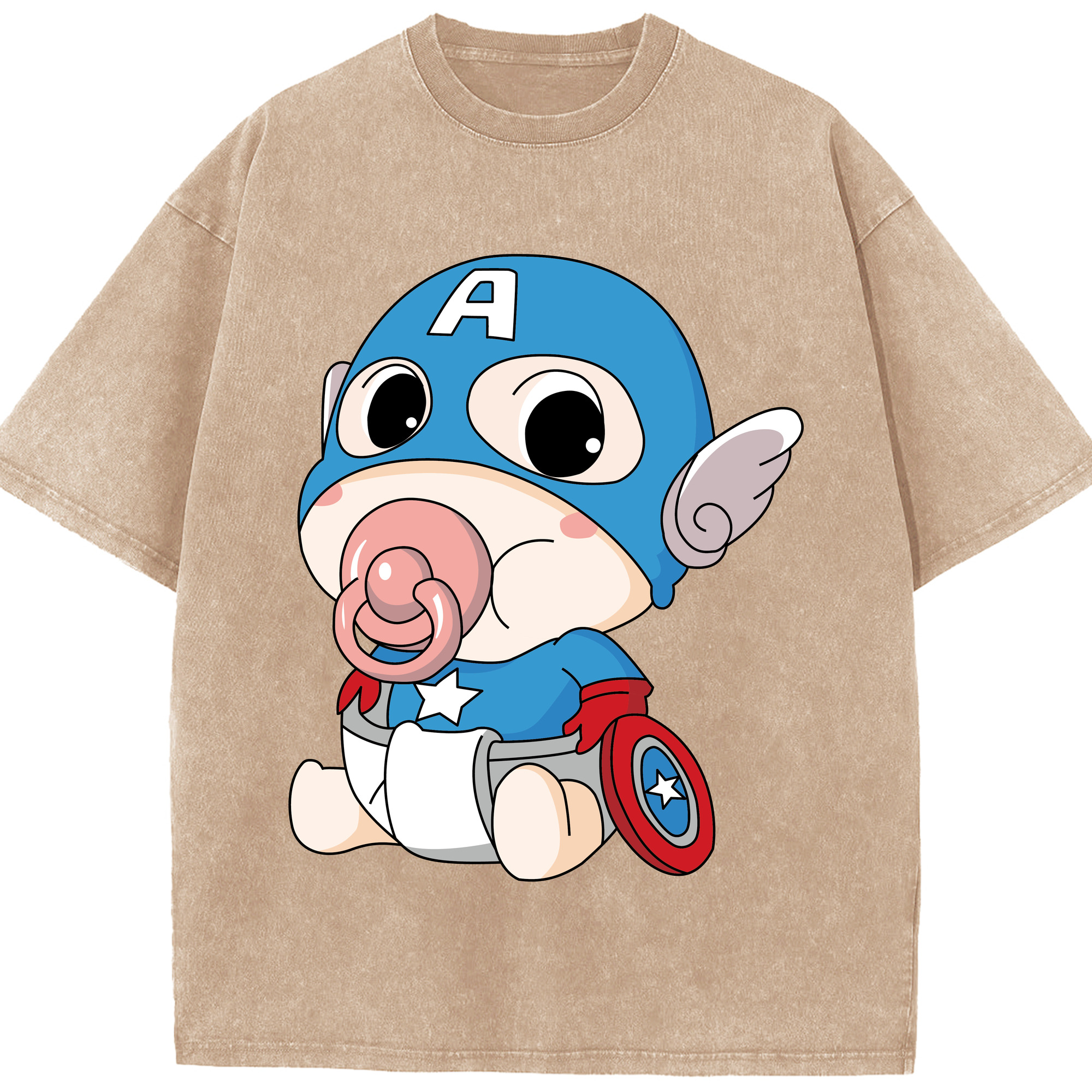 （画像用） アベンジャーズ The Avengers 綿100% ヴィンテージ風 半袖Tシャツ（フロントプリント）