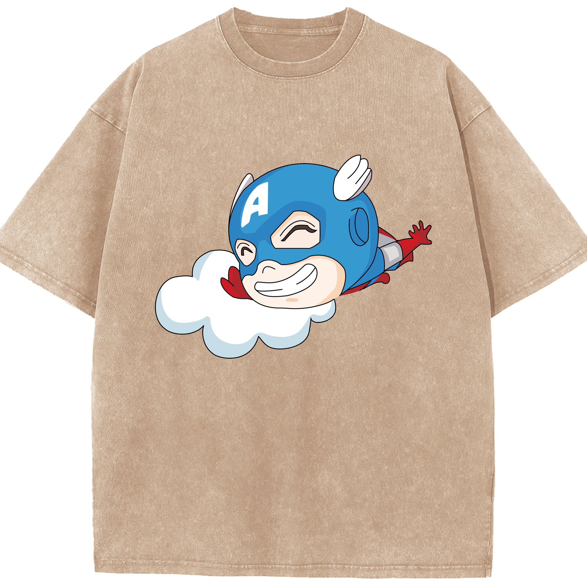 （画像用） アベンジャーズ The Avengers 綿100% ヴィンテージ風 半袖Tシャツ（フロントプリント）