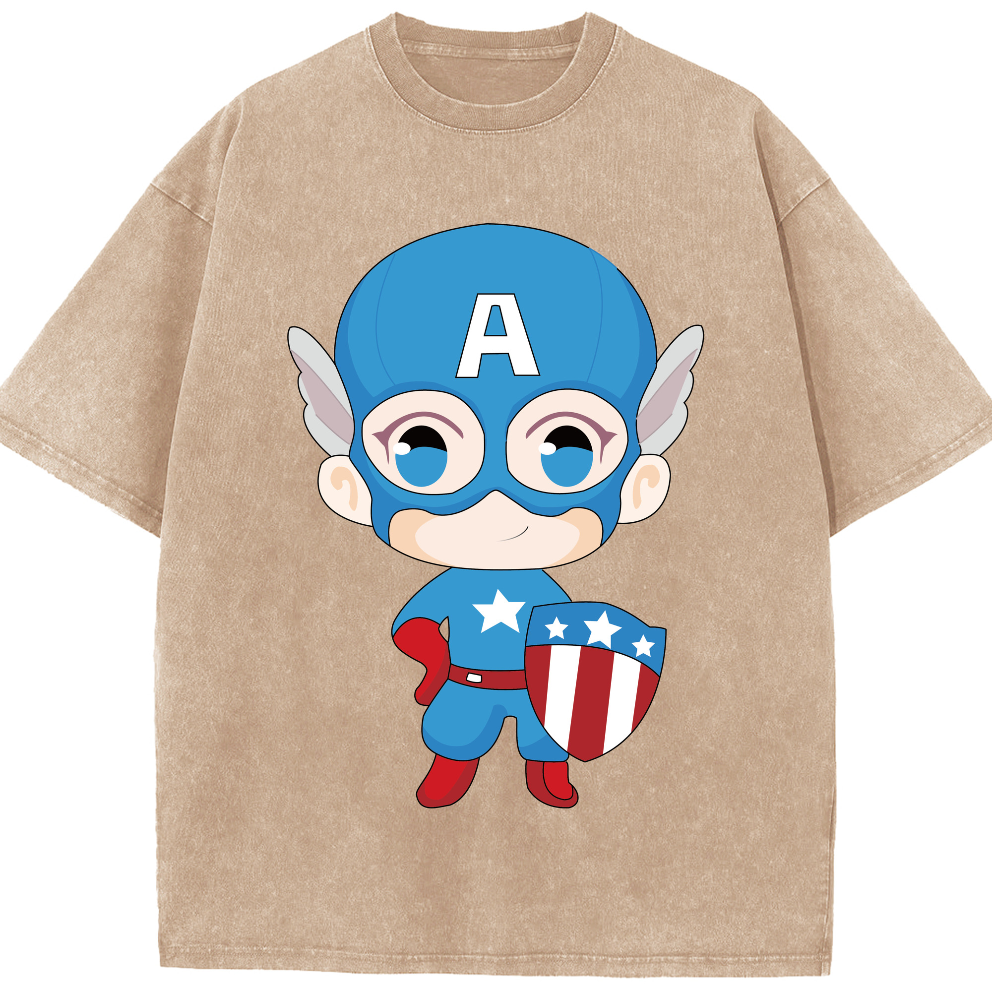 （画像用） アベンジャーズ The Avengers 綿100% ヴィンテージ風 半袖Tシャツ（フロントプリント）