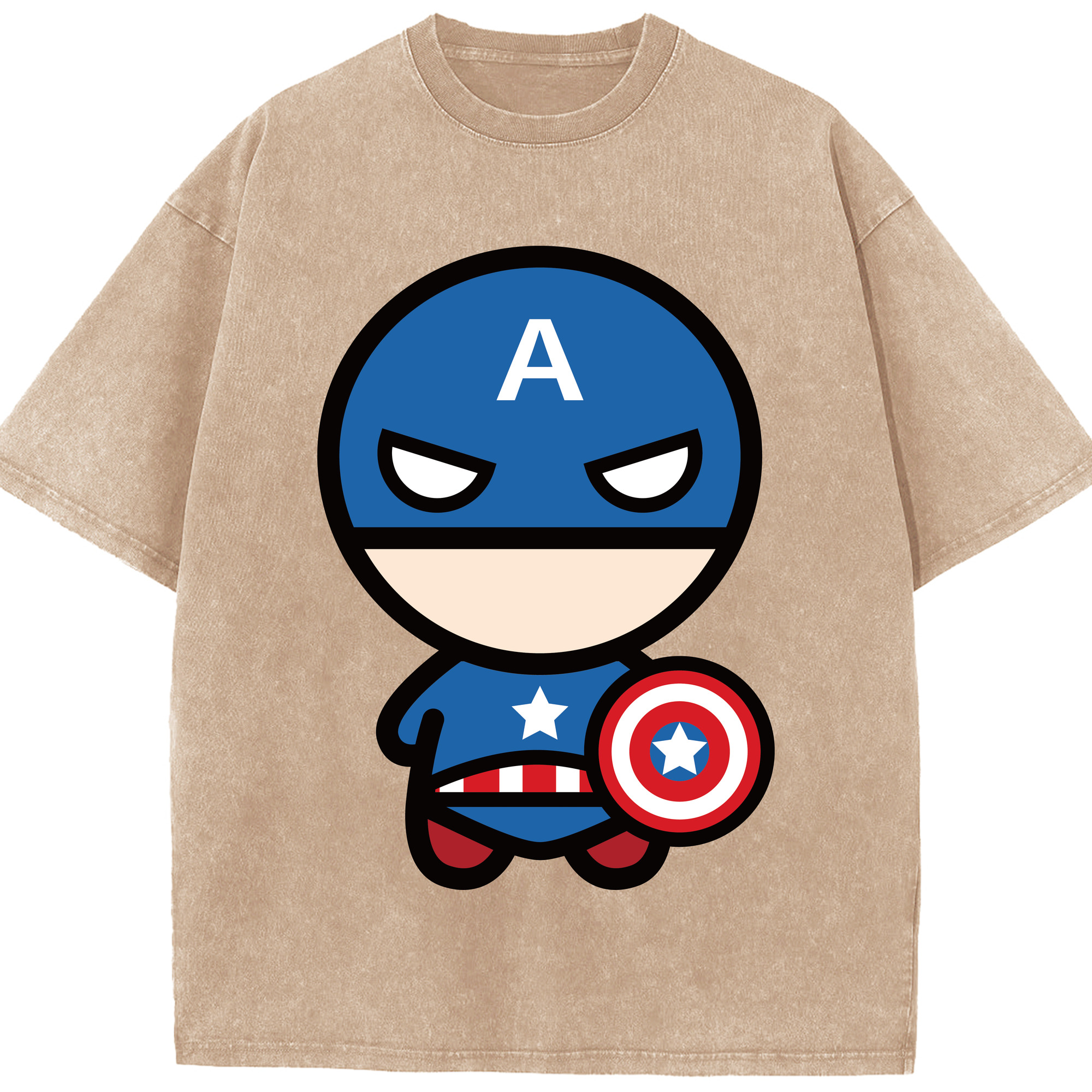 （画像用） アベンジャーズ The Avengers 綿100% ヴィンテージ風 半袖Tシャツ（フロントプリント）