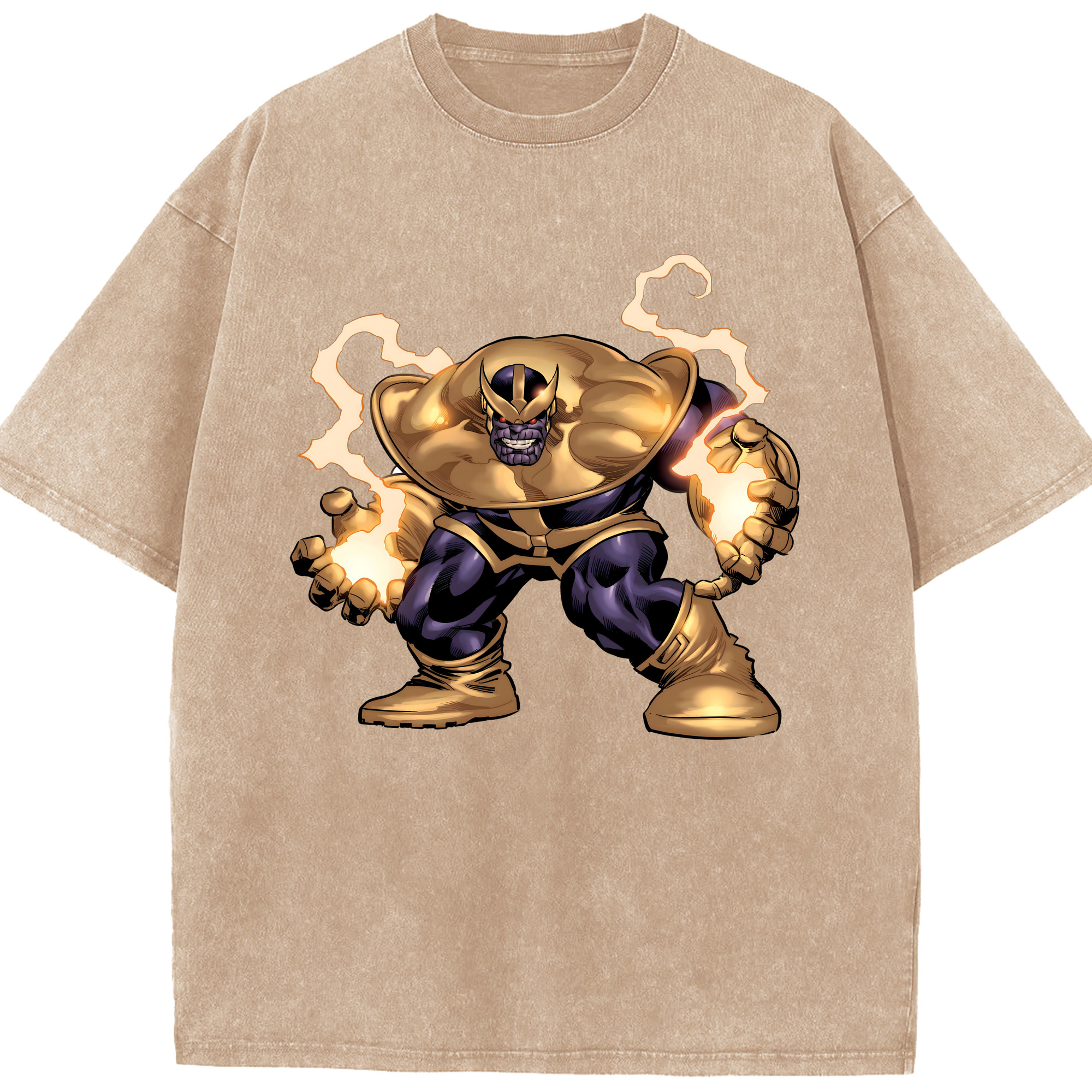 （画像用） アベンジャーズ The Avengers 綿100% ヴィンテージ風 半袖Tシャツ（フロントプリント）