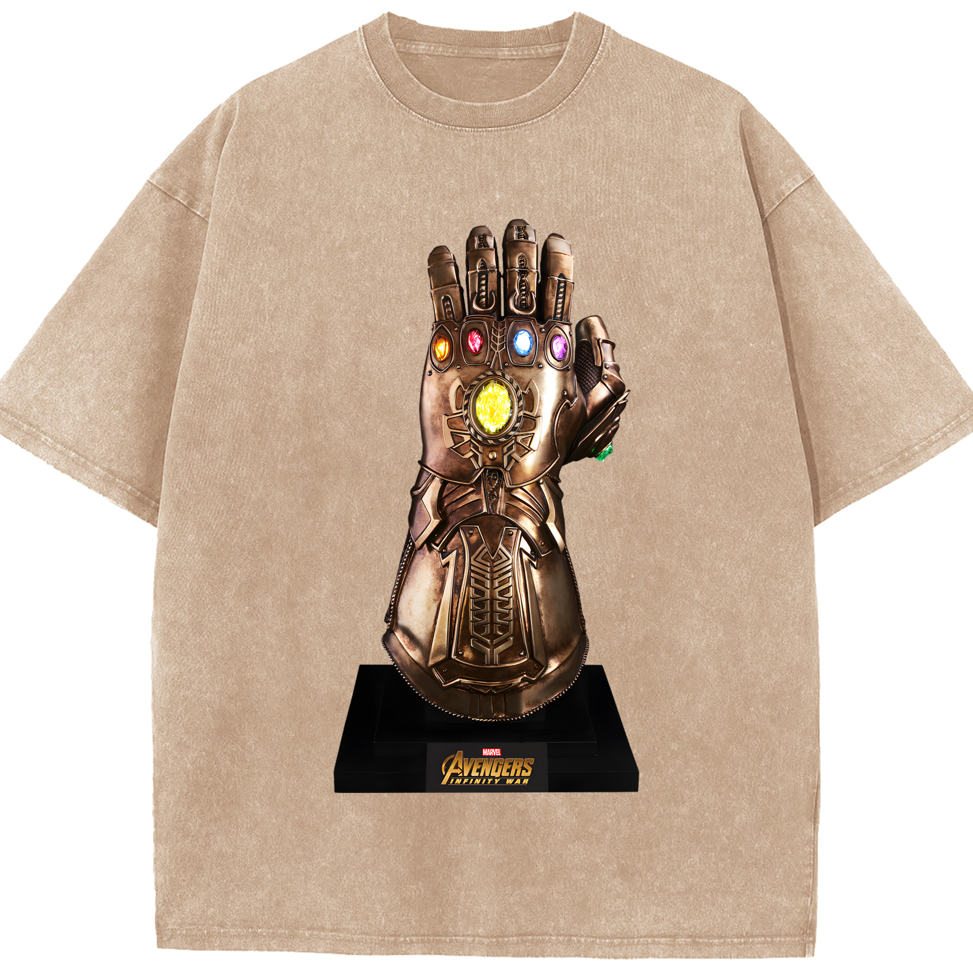 （画像用） アベンジャーズ The Avengers 綿100% ヴィンテージ風 半袖Tシャツ（フロントプリント）