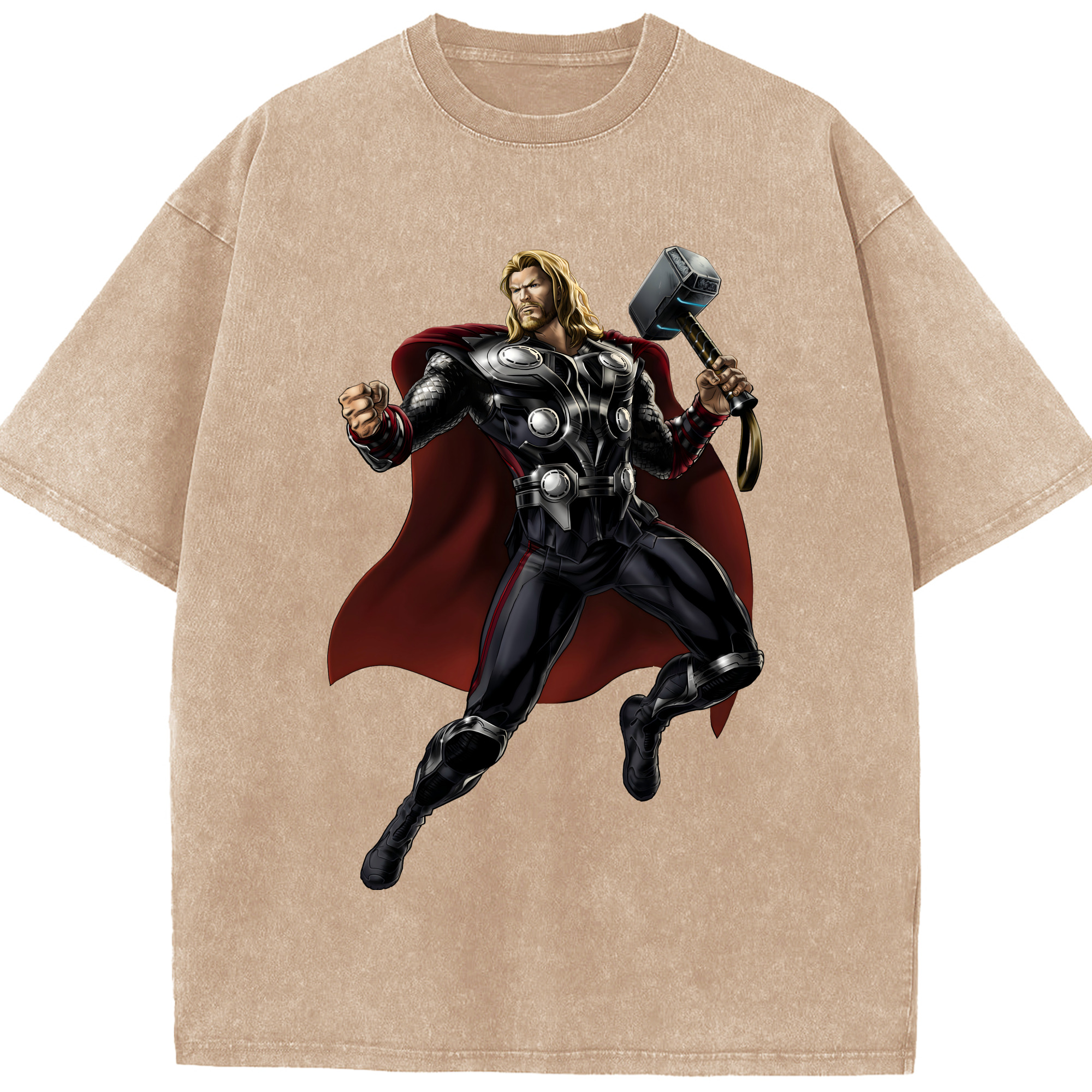 （画像用） アベンジャーズ The Avengers 綿100% ヴィンテージ風 半袖Tシャツ（フロントプリント）