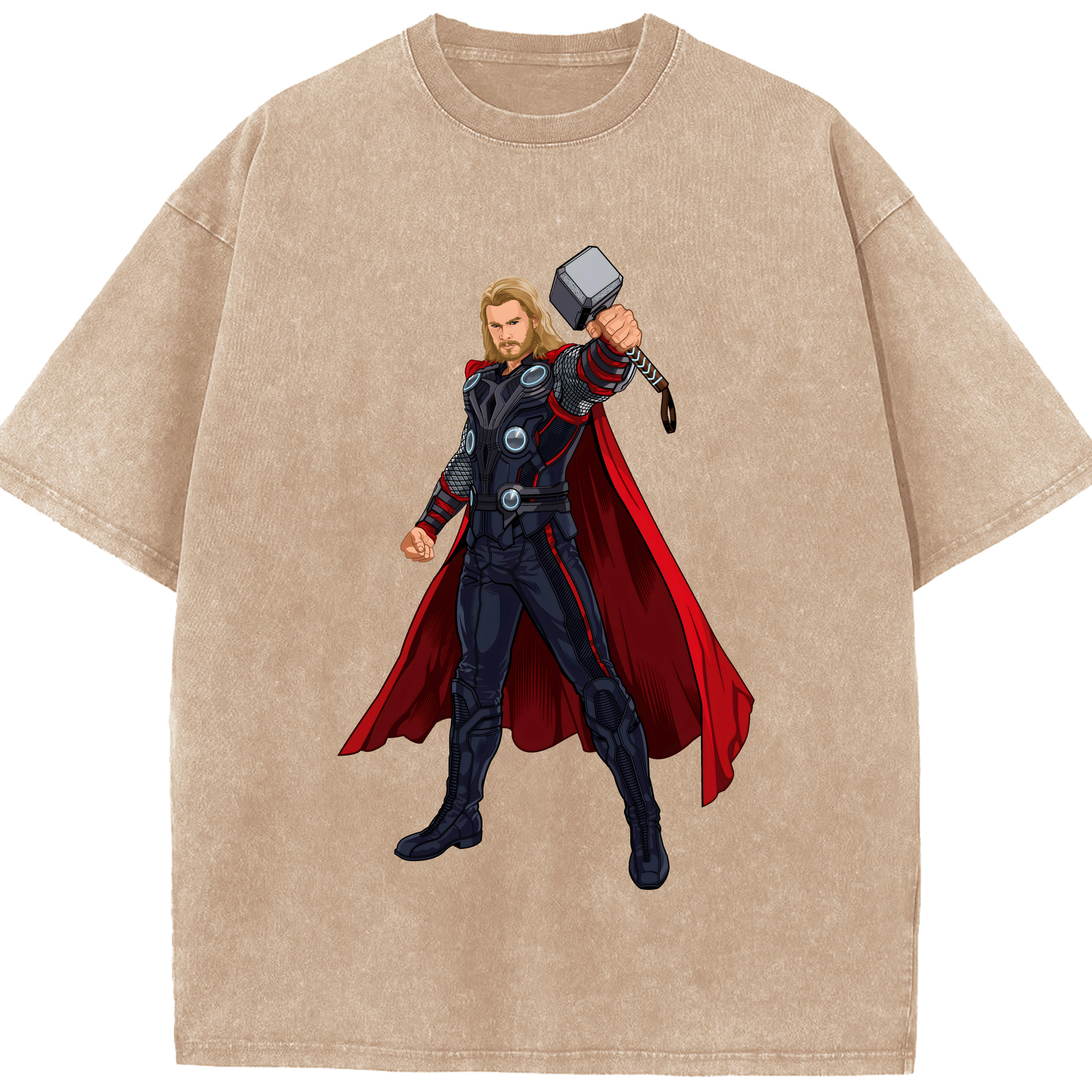 （画像用） アベンジャーズ The Avengers 綿100% ヴィンテージ風 半袖Tシャツ（フロントプリント）