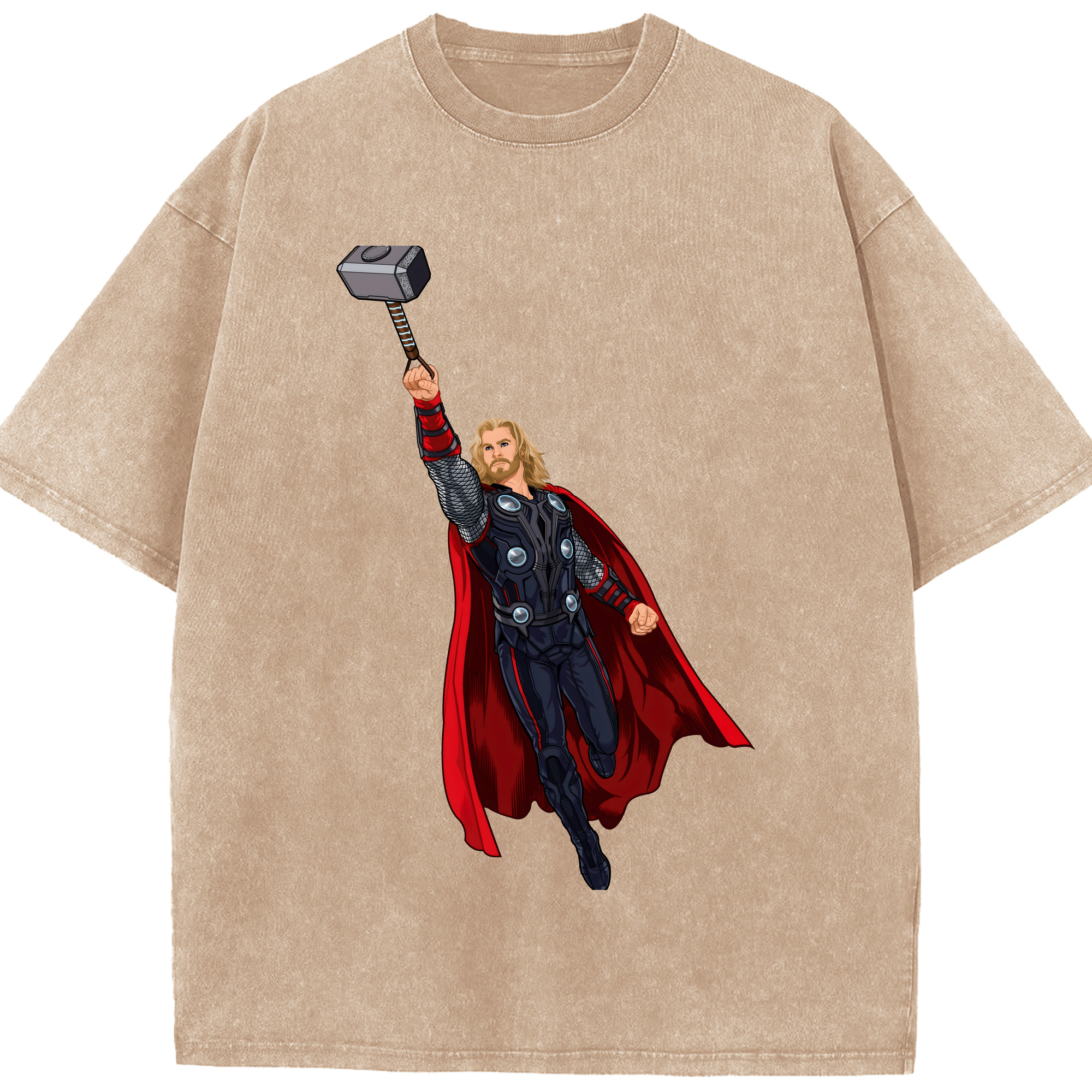 （画像用） アベンジャーズ The Avengers 綿100% ヴィンテージ風 半袖Tシャツ（フロントプリント）