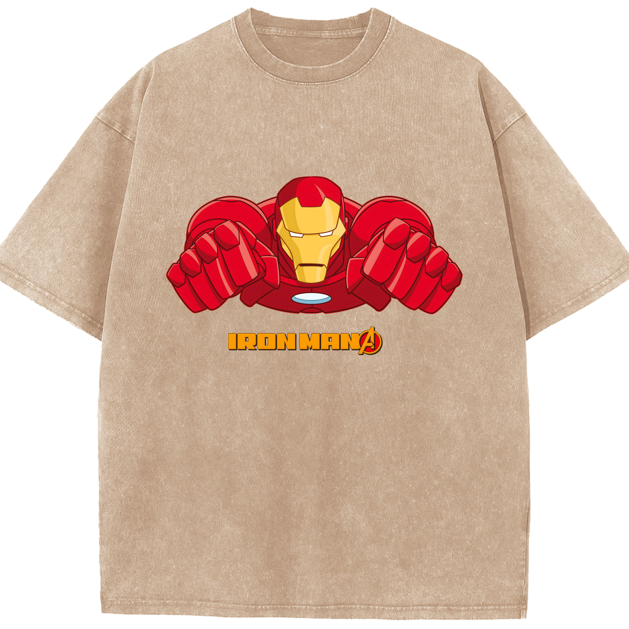 （画像用） アベンジャーズ The Avengers 綿100% ヴィンテージ風 半袖Tシャツ（フロントプリント）