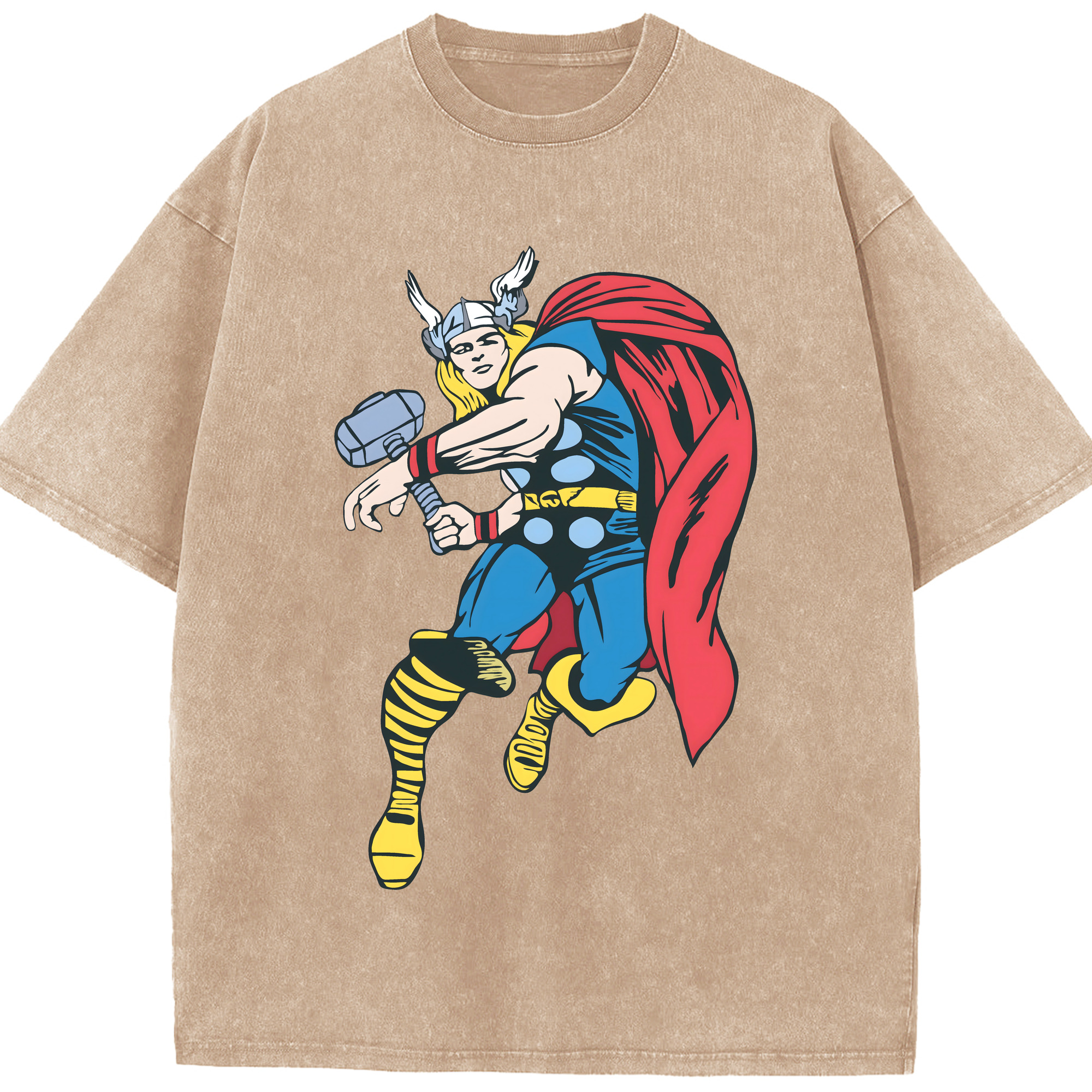 （画像用） アベンジャーズ The Avengers 綿100% ヴィンテージ風 半袖Tシャツ（フロントプリント）