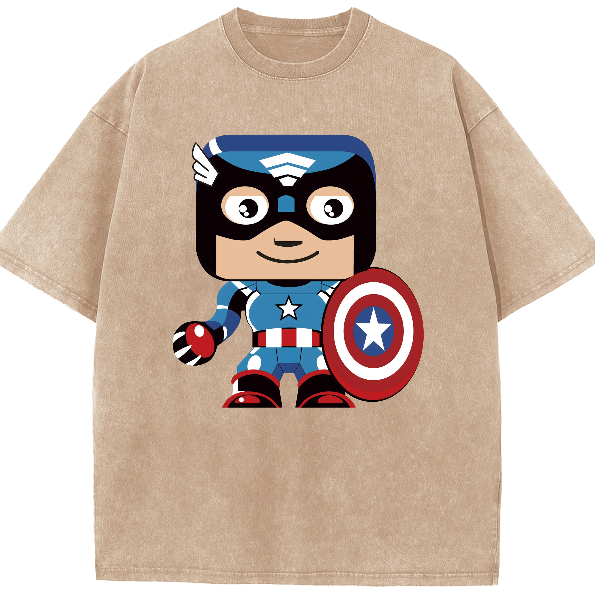 （画像用） アベンジャーズ The Avengers 綿100% ヴィンテージ風 半袖Tシャツ（フロントプリント）