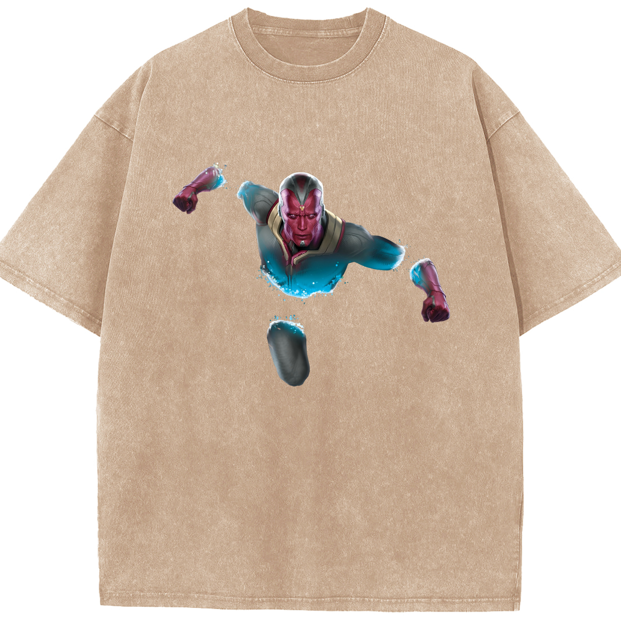 （画像用） アベンジャーズ The Avengers 綿100% ヴィンテージ風 半袖Tシャツ（フロントプリント）