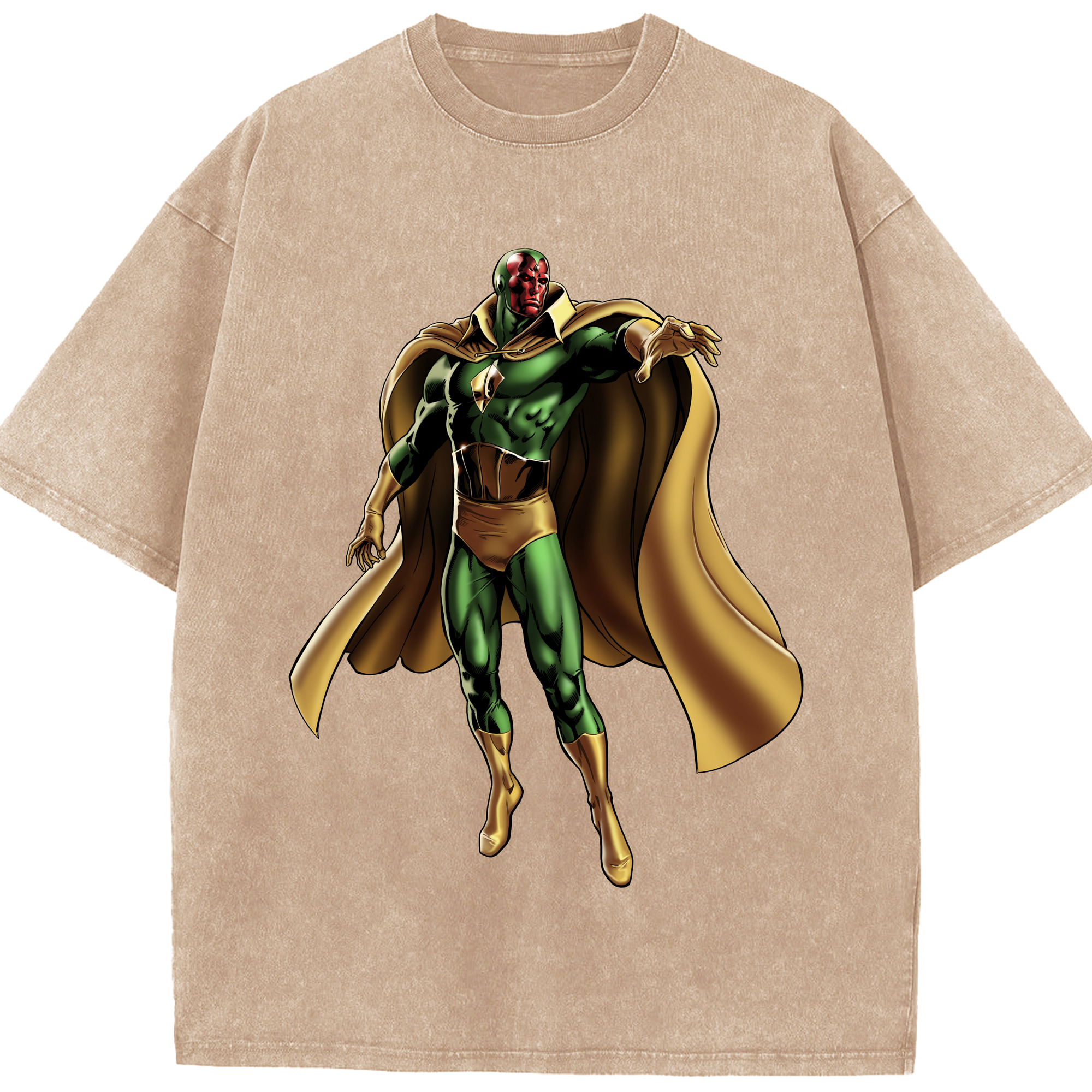 （画像用） アベンジャーズ The Avengers 綿100% ヴィンテージ風 半袖Tシャツ（フロントプリント）