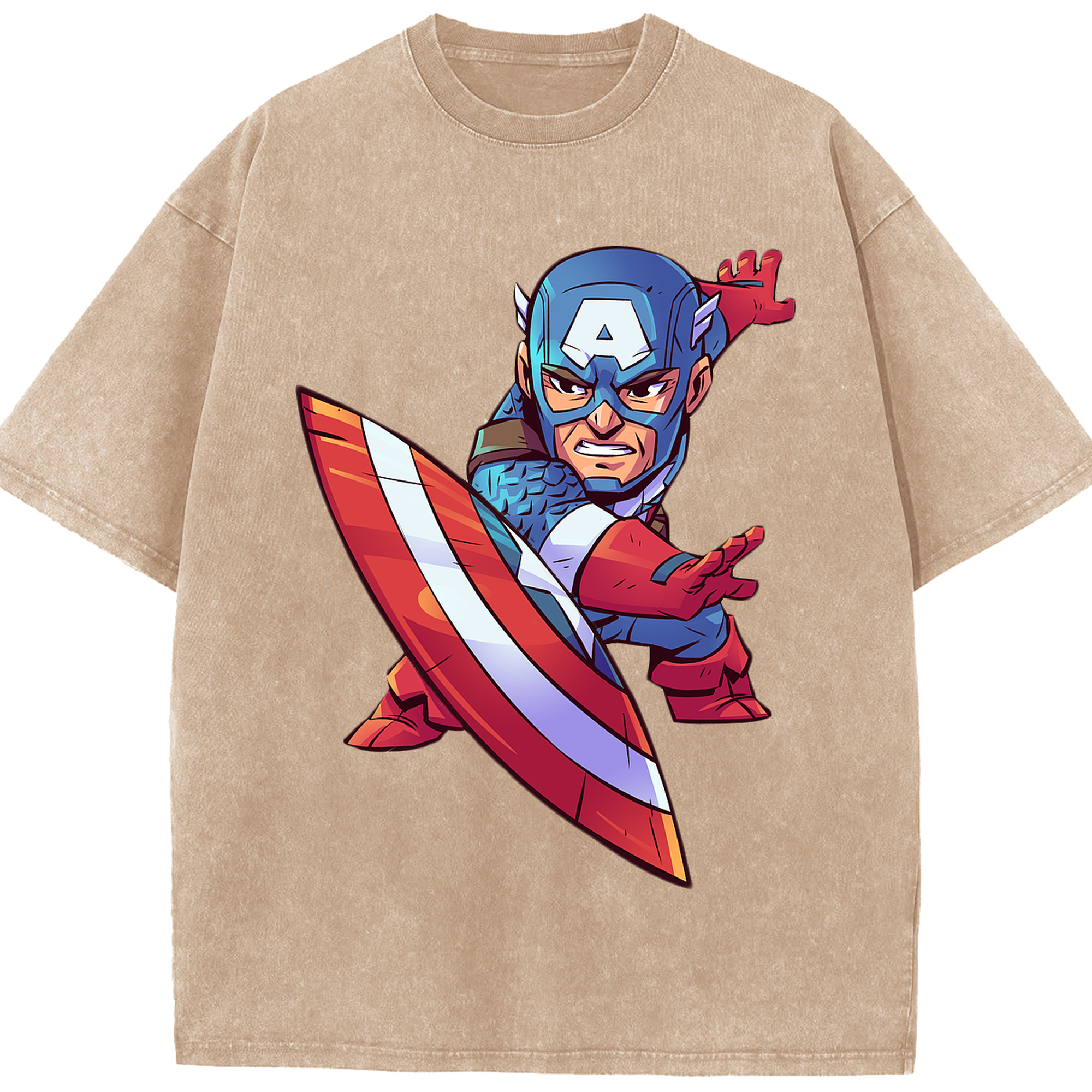 （画像用） アベンジャーズ The Avengers 綿100% ヴィンテージ風 半袖Tシャツ（フロントプリント）