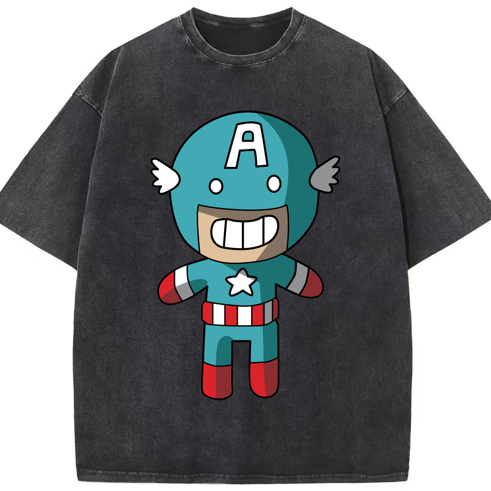 （画像用） アベンジャーズ The Avengers 綿100% ヴィンテージ風 半袖Tシャツ（フロントプリント）