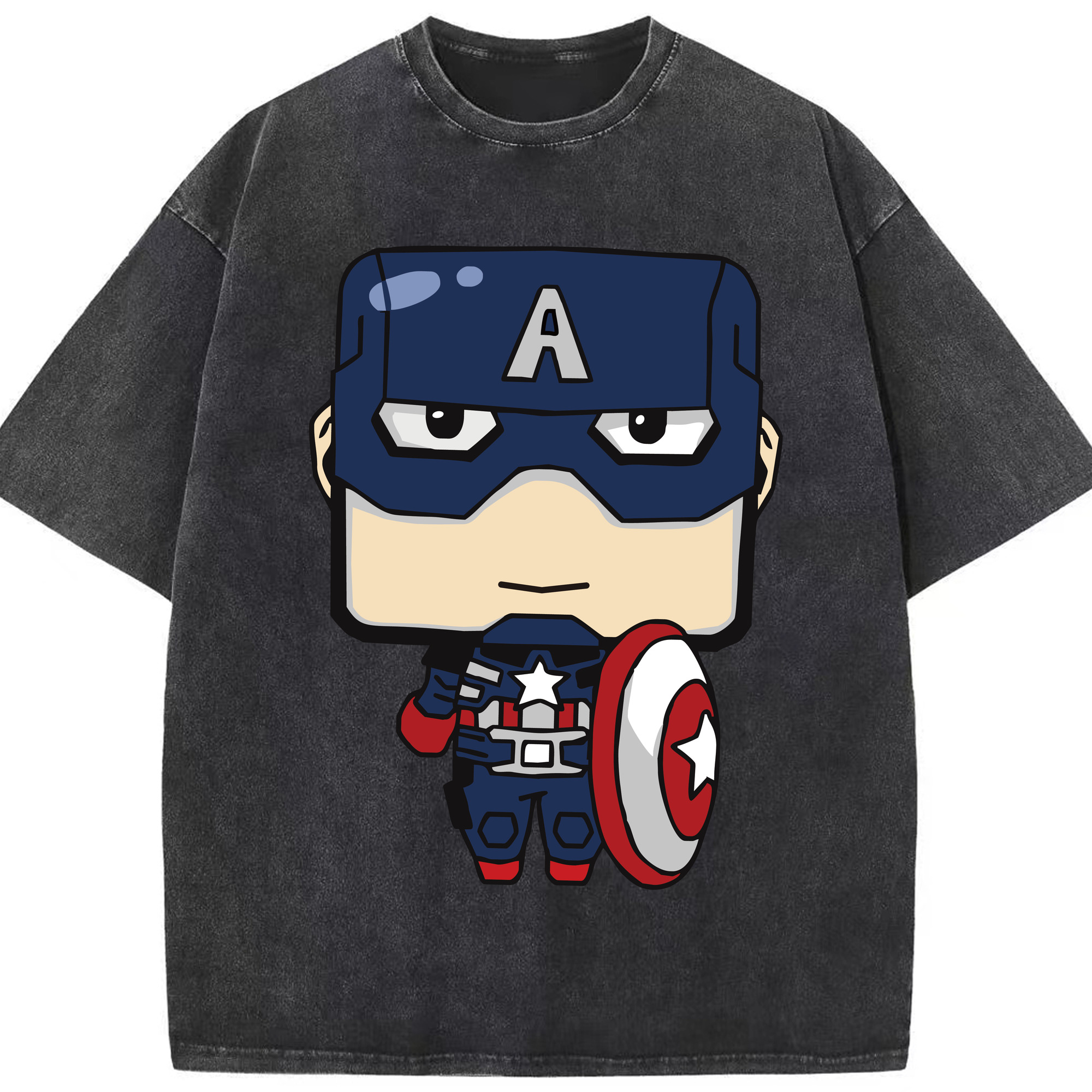 （画像用） アベンジャーズ The Avengers 綿100% ヴィンテージ風 半袖Tシャツ（フロントプリント）