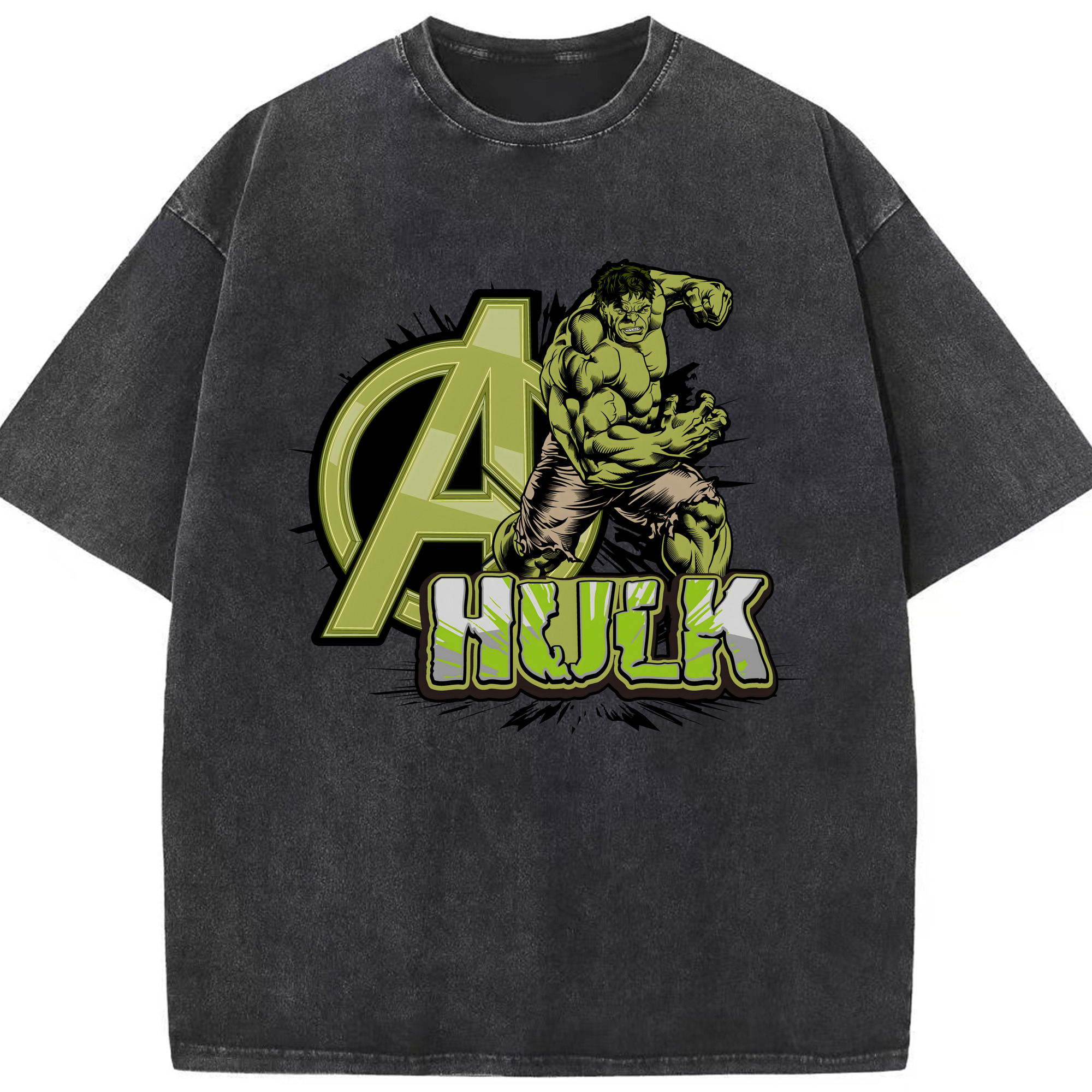 （画像用） アベンジャーズ The Avengers 綿100% ヴィンテージ風 半袖Tシャツ（フロントプリント）
