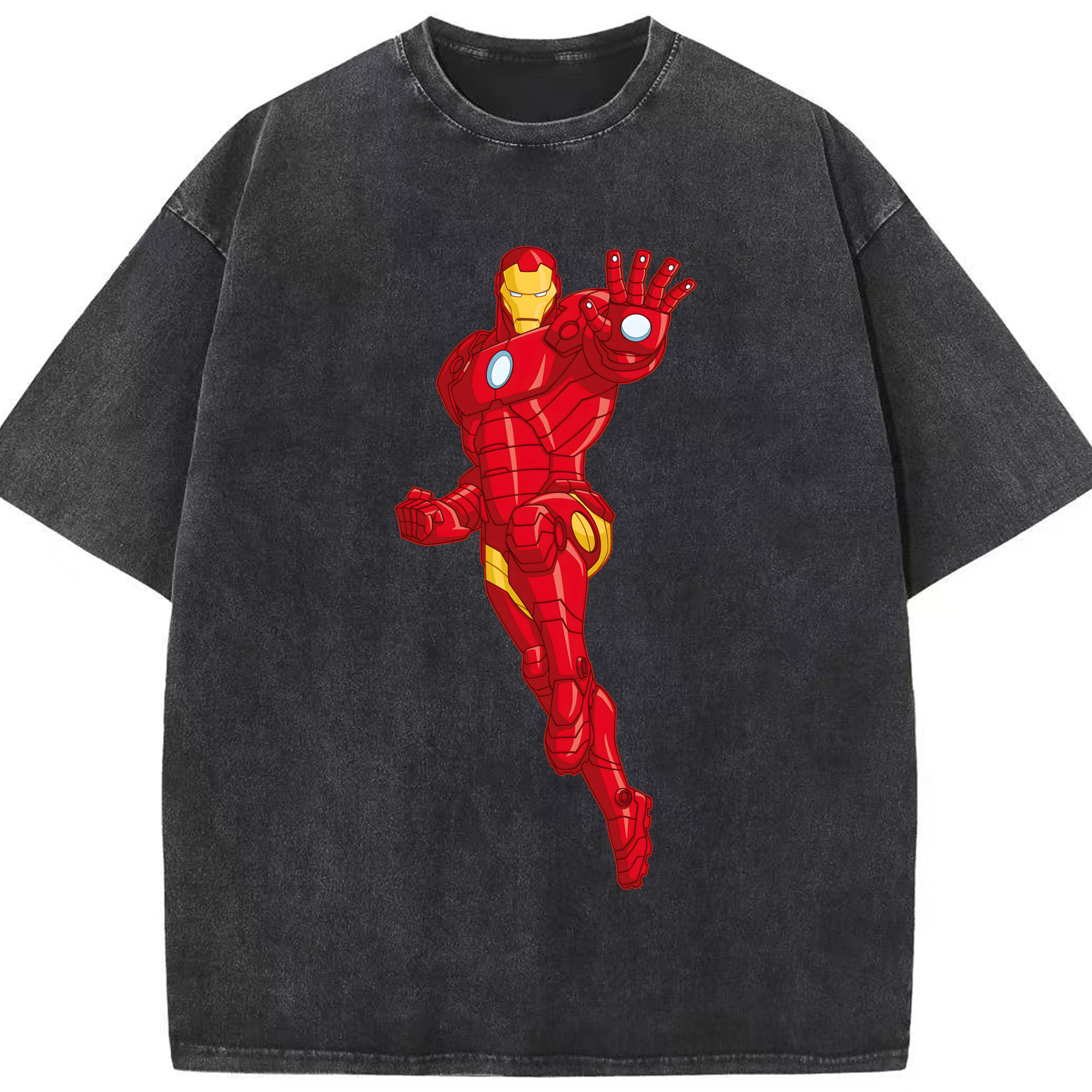 （画像用） アベンジャーズ The Avengers 綿100% ヴィンテージ風 半袖Tシャツ（フロントプリント）