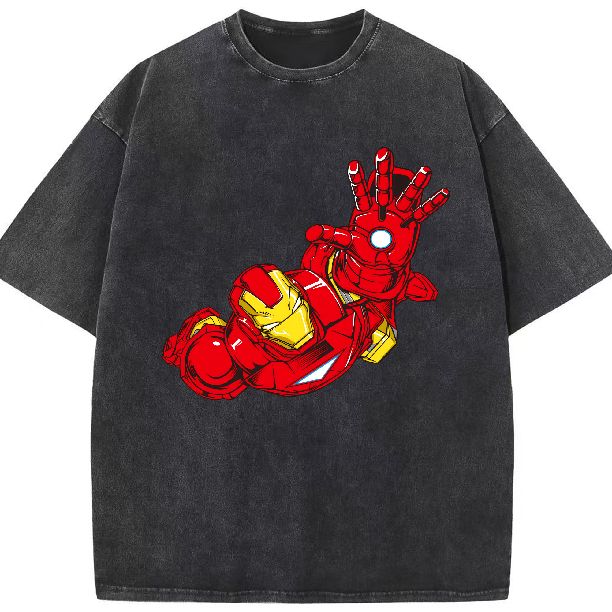 （画像用） アベンジャーズ The Avengers 綿100% ヴィンテージ風 半袖Tシャツ（フロントプリント）