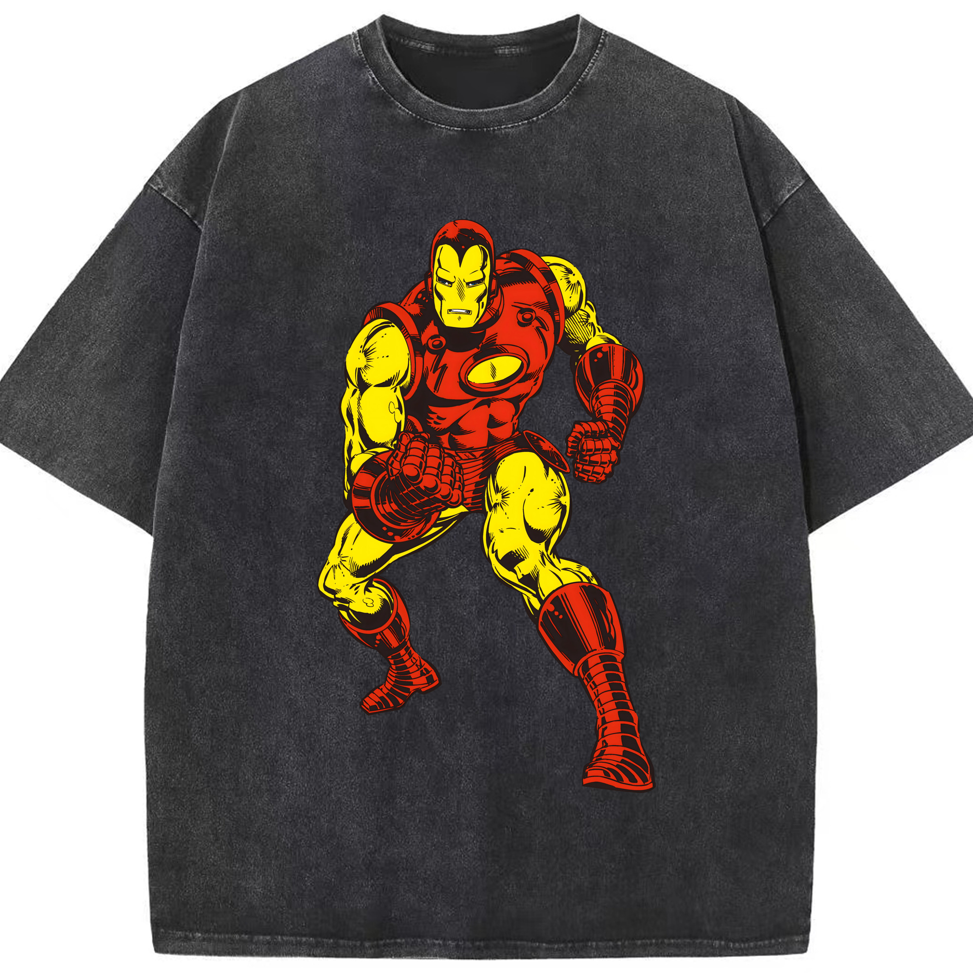 （画像用） アベンジャーズ The Avengers 綿100% ヴィンテージ風 半袖Tシャツ（フロントプリント）