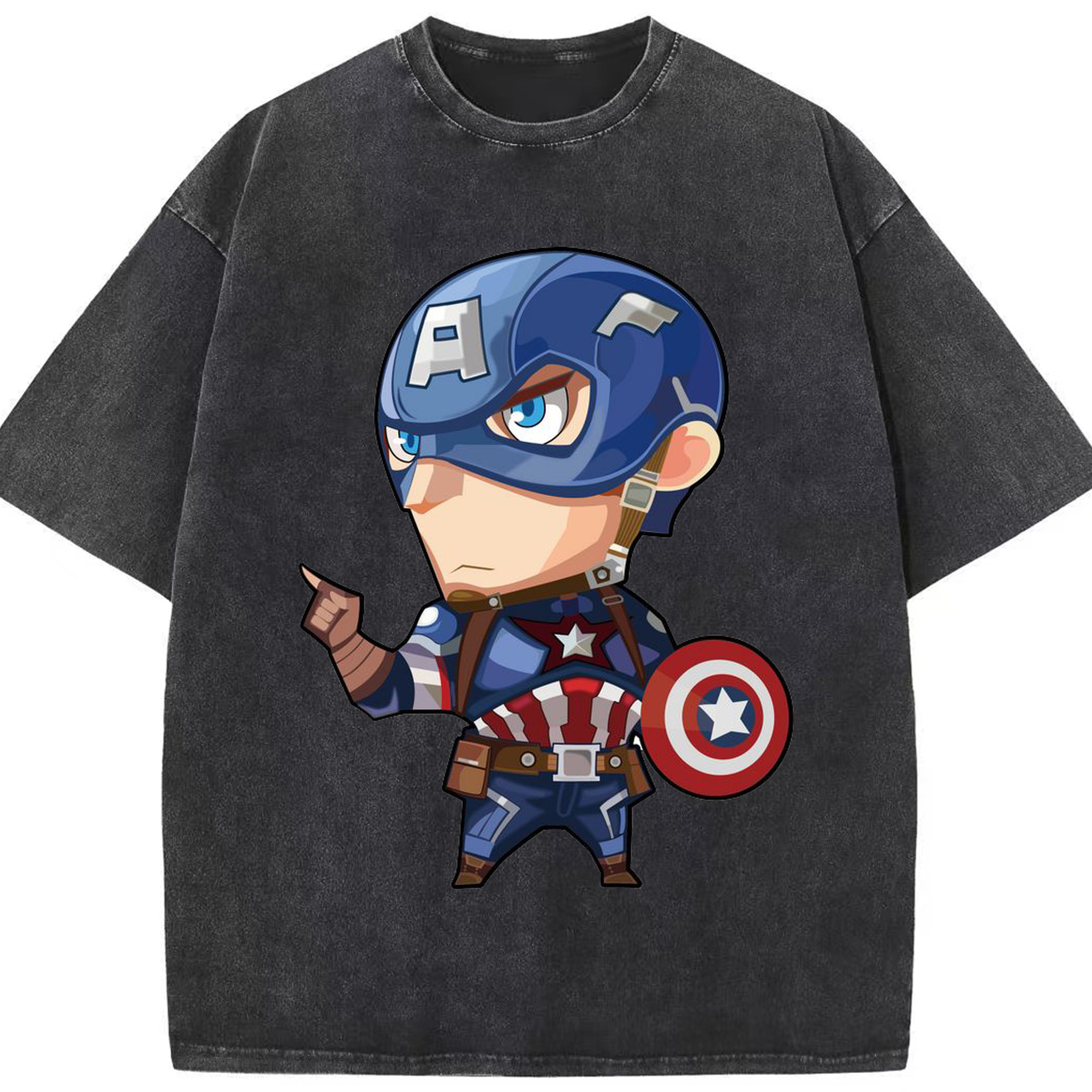 （画像用） アベンジャーズ The Avengers 綿100% ヴィンテージ風 半袖Tシャツ（フロントプリント）