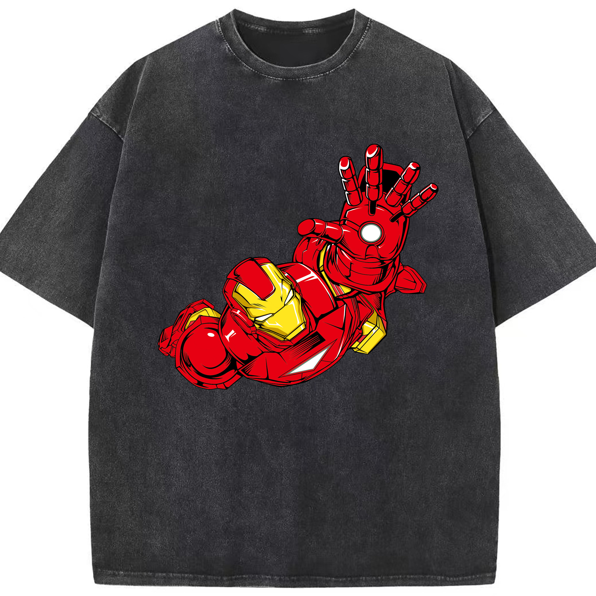 （画像用） アベンジャーズ The Avengers 綿100% ヴィンテージ風 半袖Tシャツ（フロントプリント）