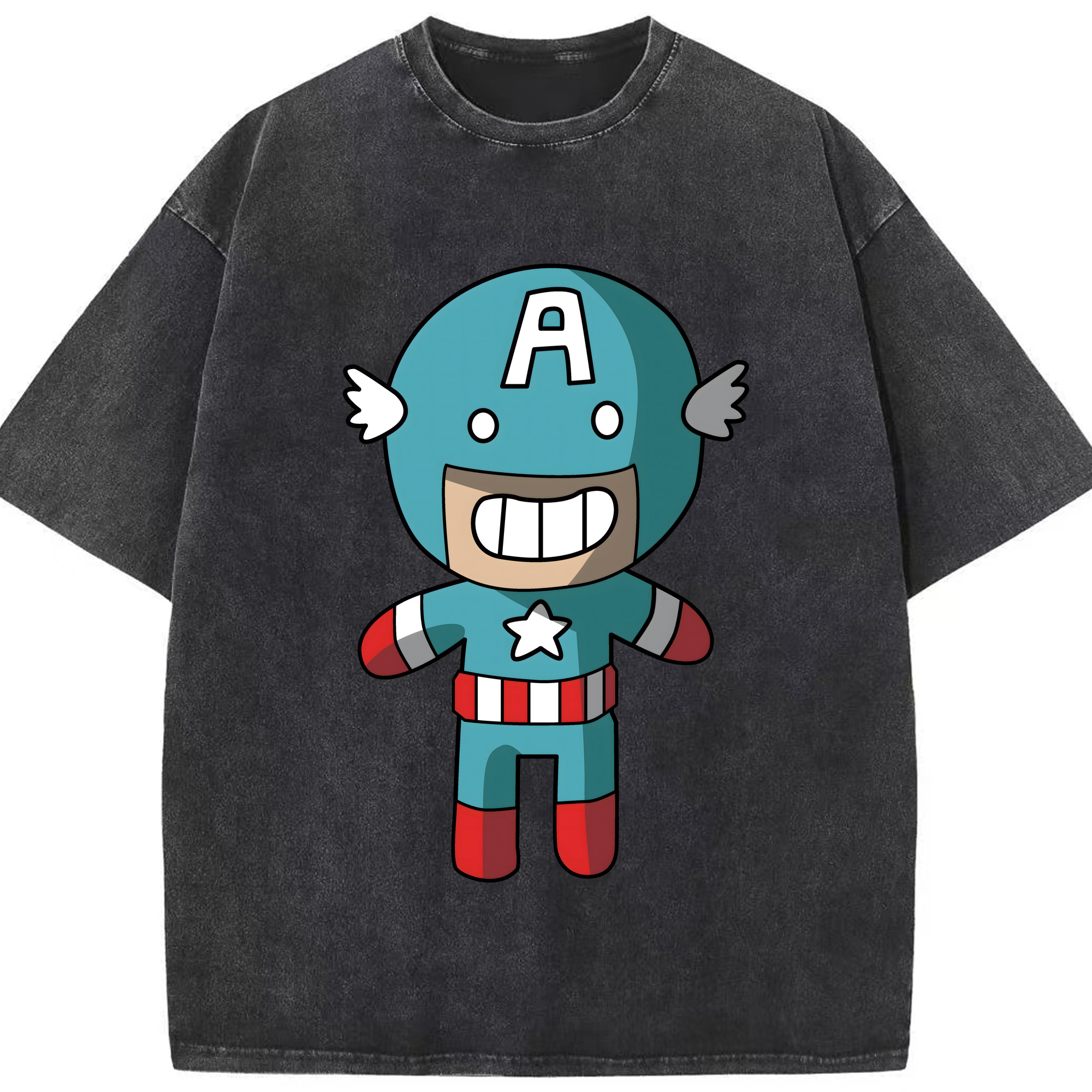 （画像用） アベンジャーズ The Avengers 綿100% ヴィンテージ風 半袖Tシャツ（フロントプリント）