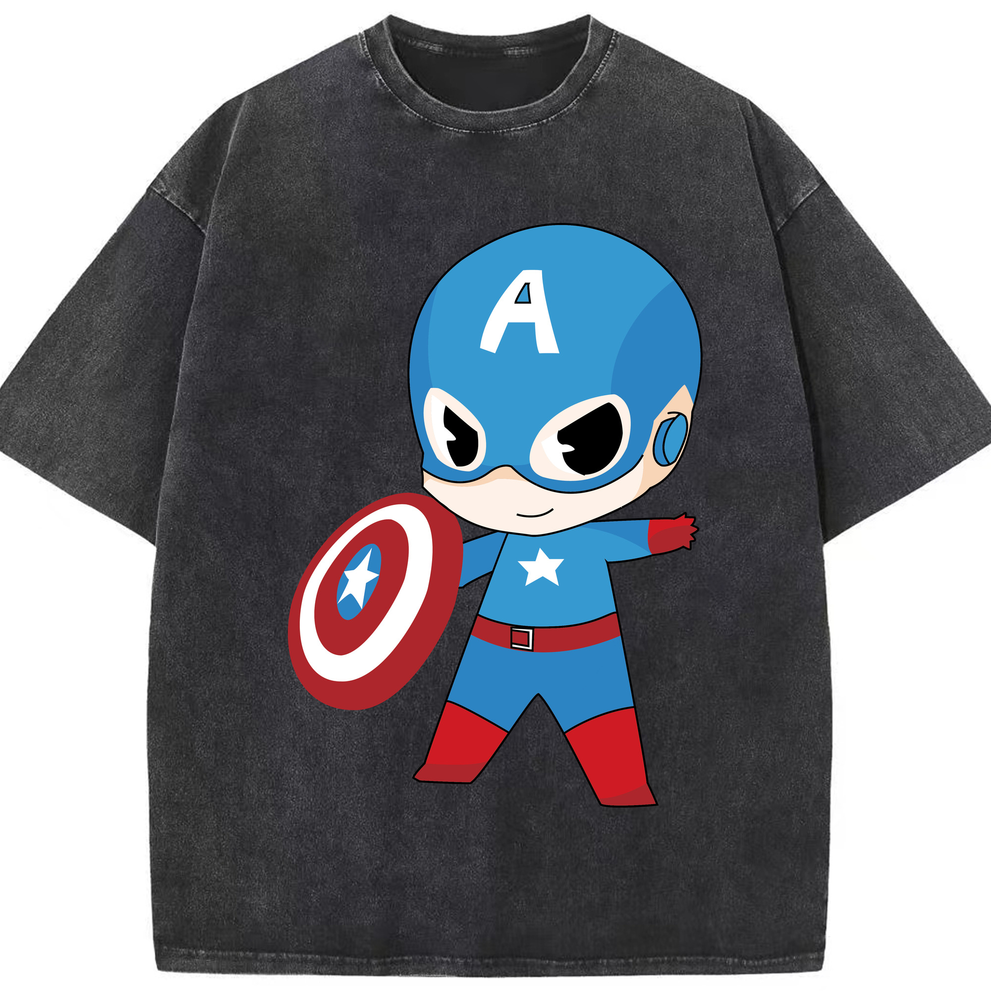 （画像用） アベンジャーズ The Avengers 綿100% ヴィンテージ風 半袖Tシャツ（フロントプリント）