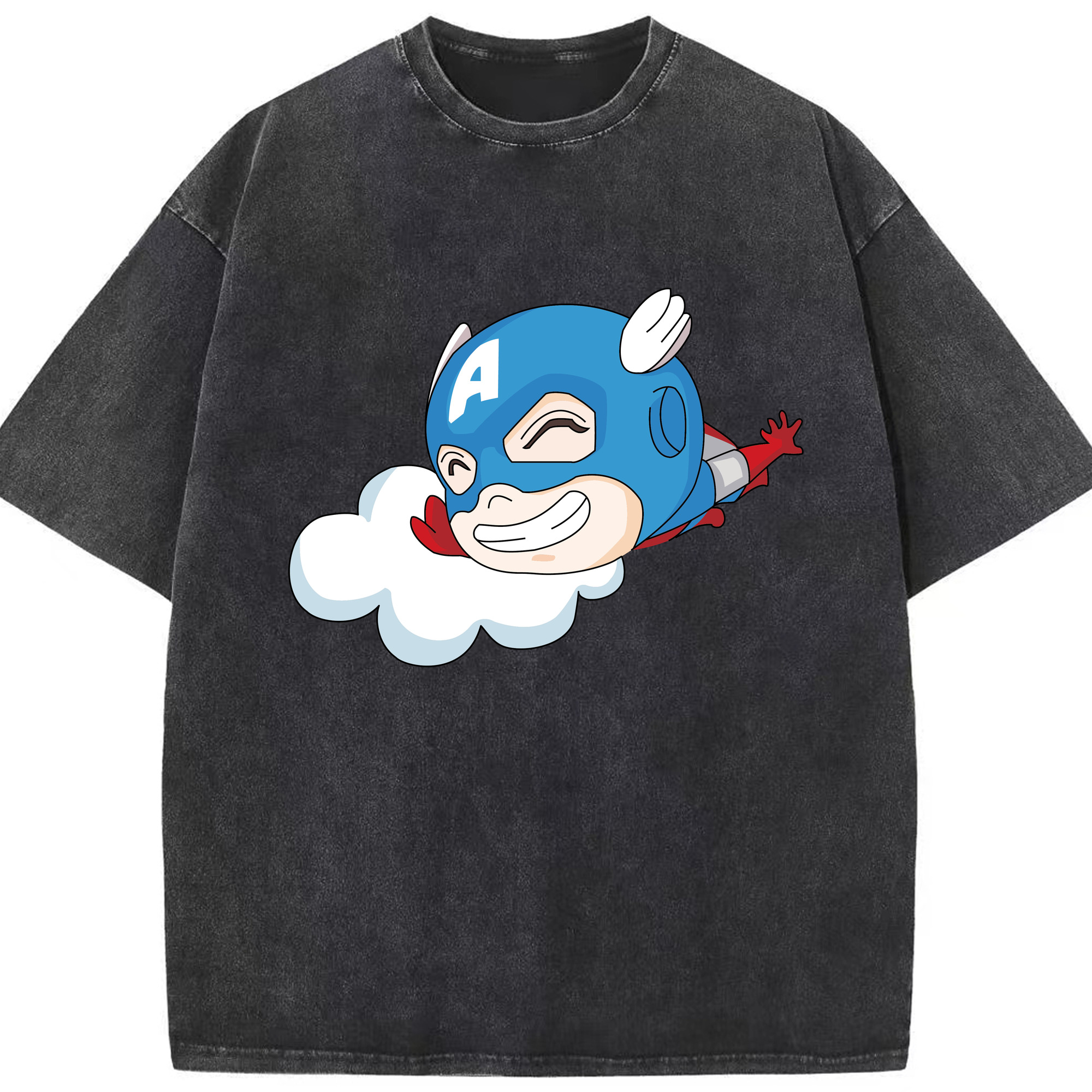 （画像用） アベンジャーズ The Avengers 綿100% ヴィンテージ風 半袖Tシャツ（フロントプリント）