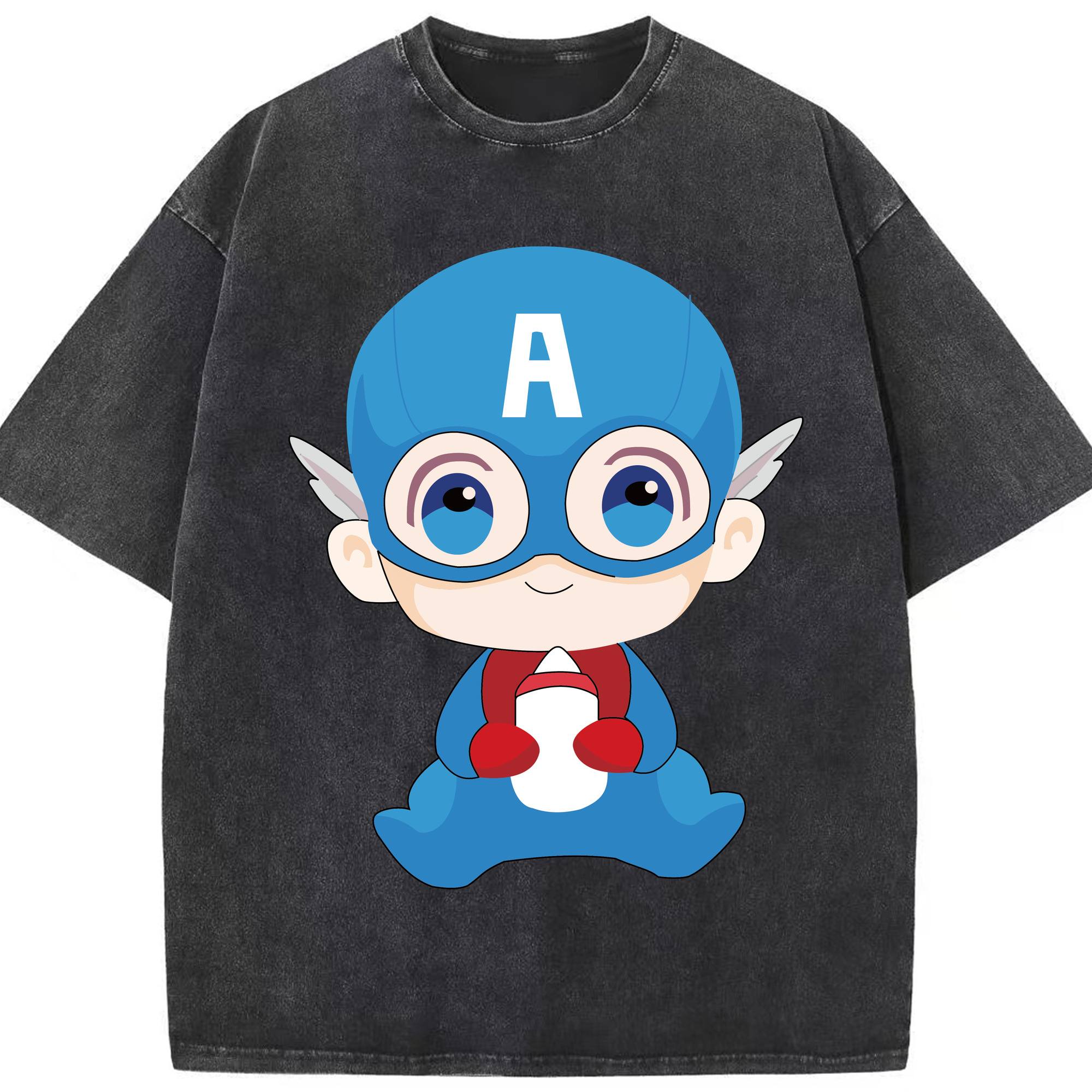 （画像用） アベンジャーズ The Avengers 綿100% ヴィンテージ風 半袖Tシャツ（フロントプリント）