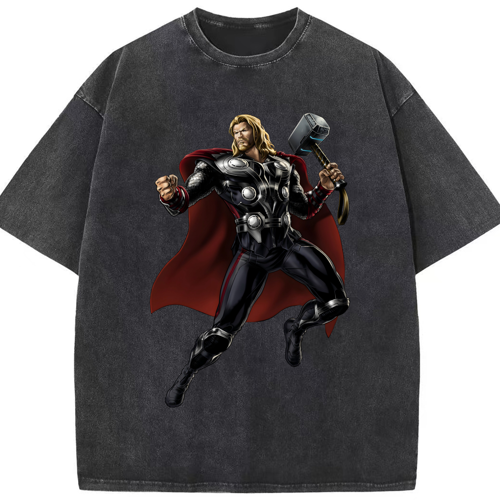 （画像用） アベンジャーズ The Avengers 綿100% ヴィンテージ風 半袖Tシャツ（フロントプリント）