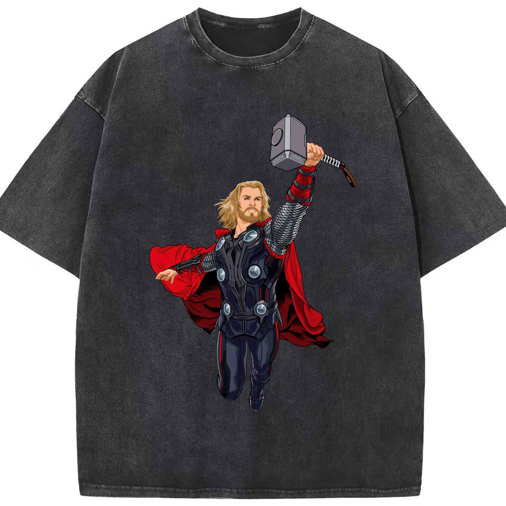 （画像用） アベンジャーズ The Avengers 綿100% ヴィンテージ風 半袖Tシャツ（フロントプリント）