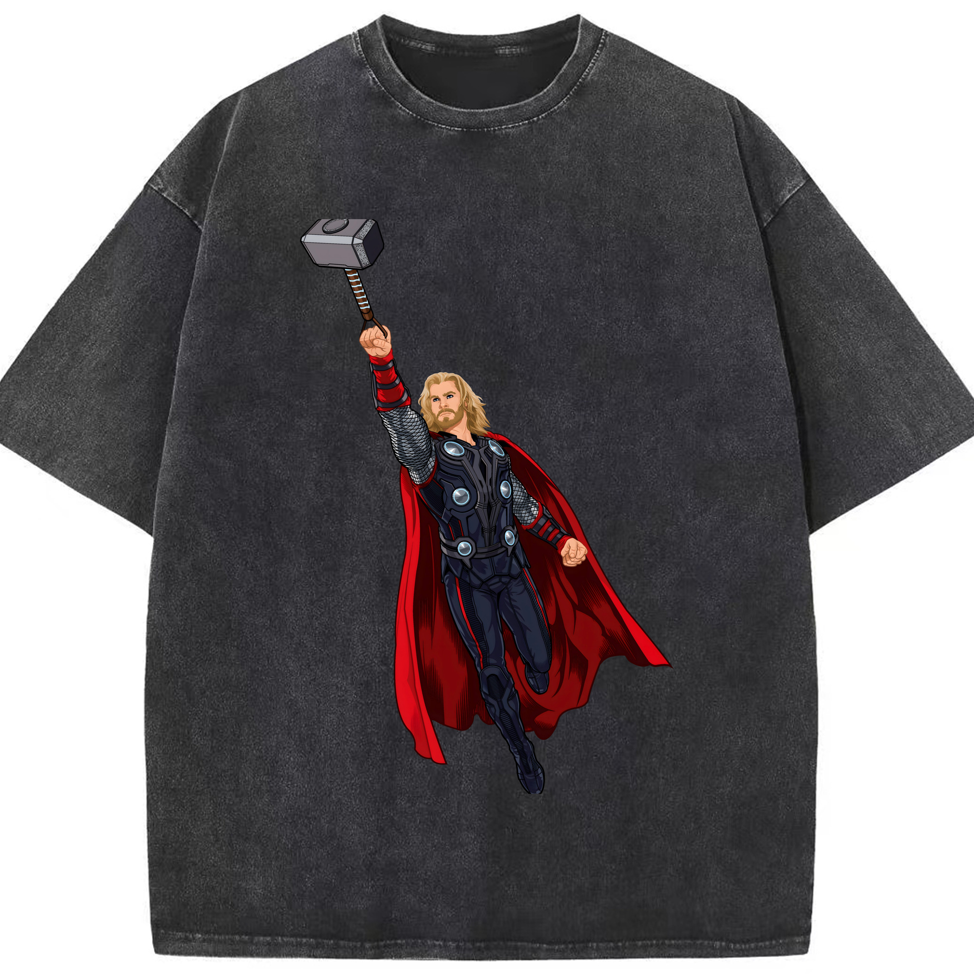 （画像用） アベンジャーズ The Avengers 綿100% ヴィンテージ風 半袖Tシャツ（フロントプリント）