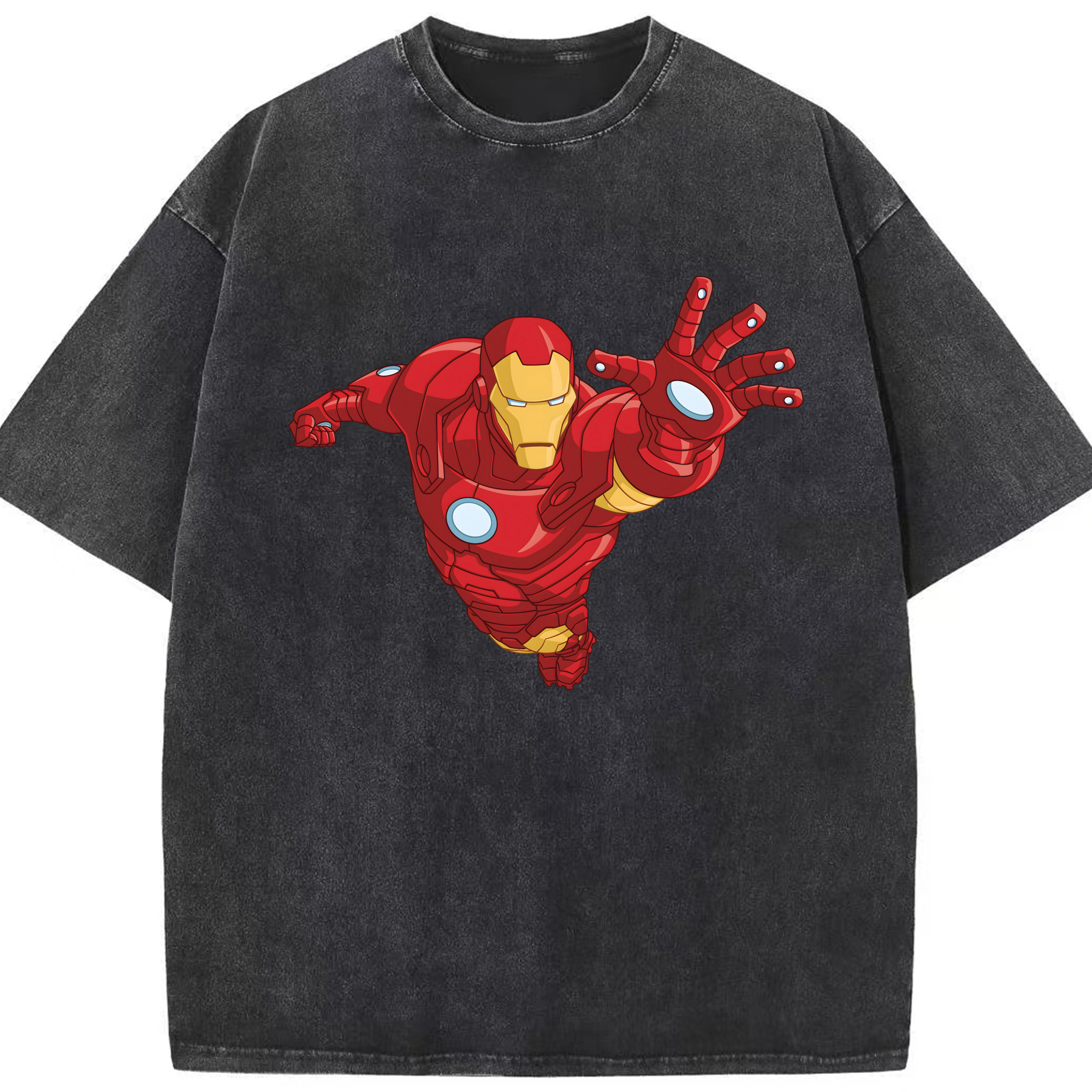 （画像用） アベンジャーズ The Avengers 綿100% ヴィンテージ風 半袖Tシャツ（フロントプリント）