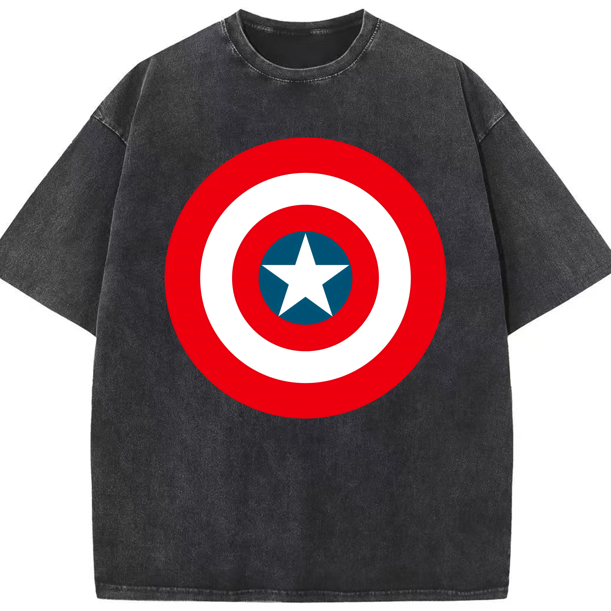 （画像用） アベンジャーズ The Avengers 綿100% ヴィンテージ風 半袖Tシャツ（フロントプリント）