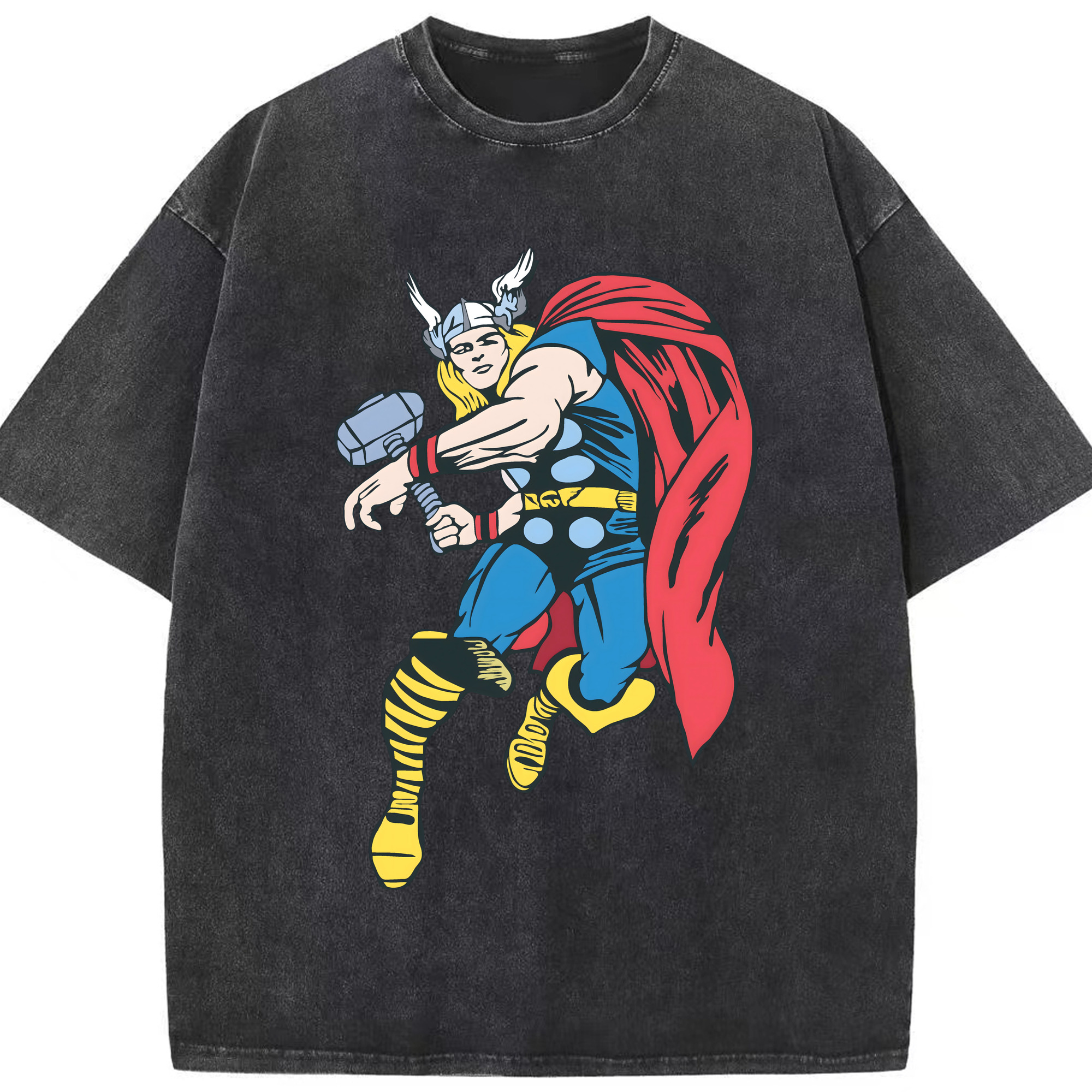 （画像用） アベンジャーズ The Avengers 綿100% ヴィンテージ風 半袖Tシャツ（フロントプリント）