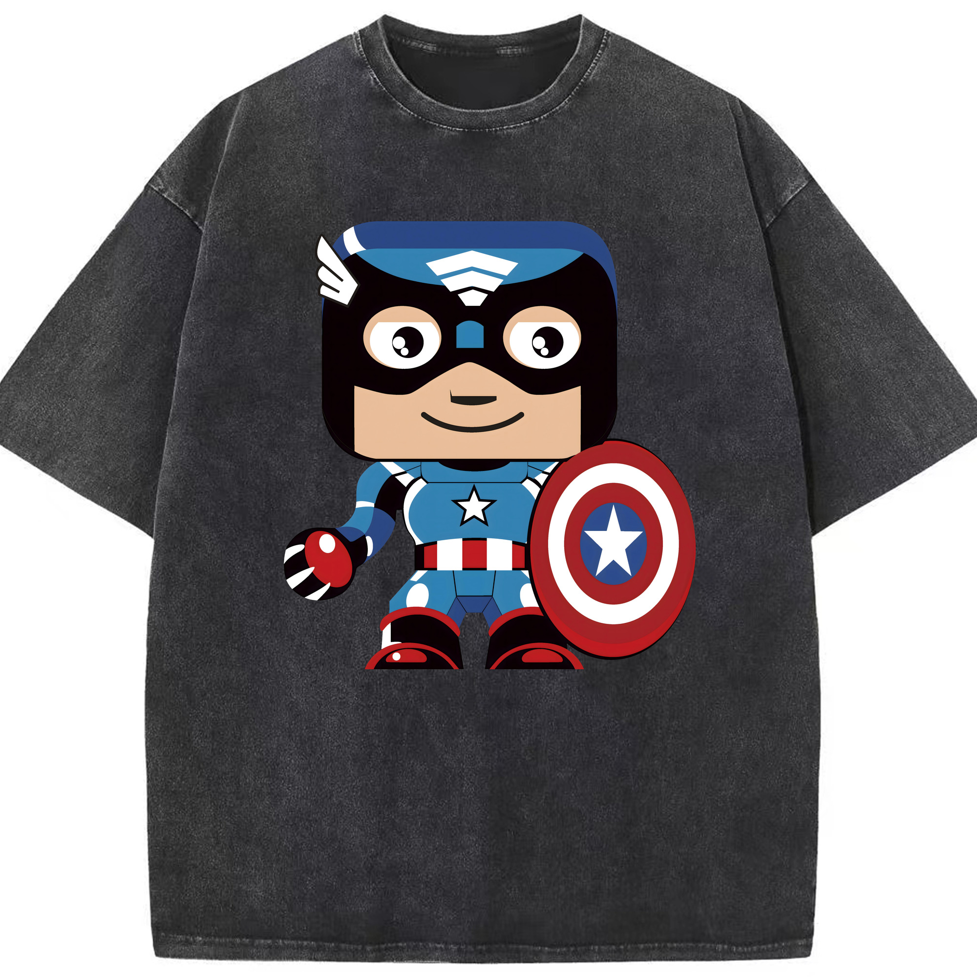 （画像用） アベンジャーズ The Avengers 綿100% ヴィンテージ風 半袖Tシャツ（フロントプリント）