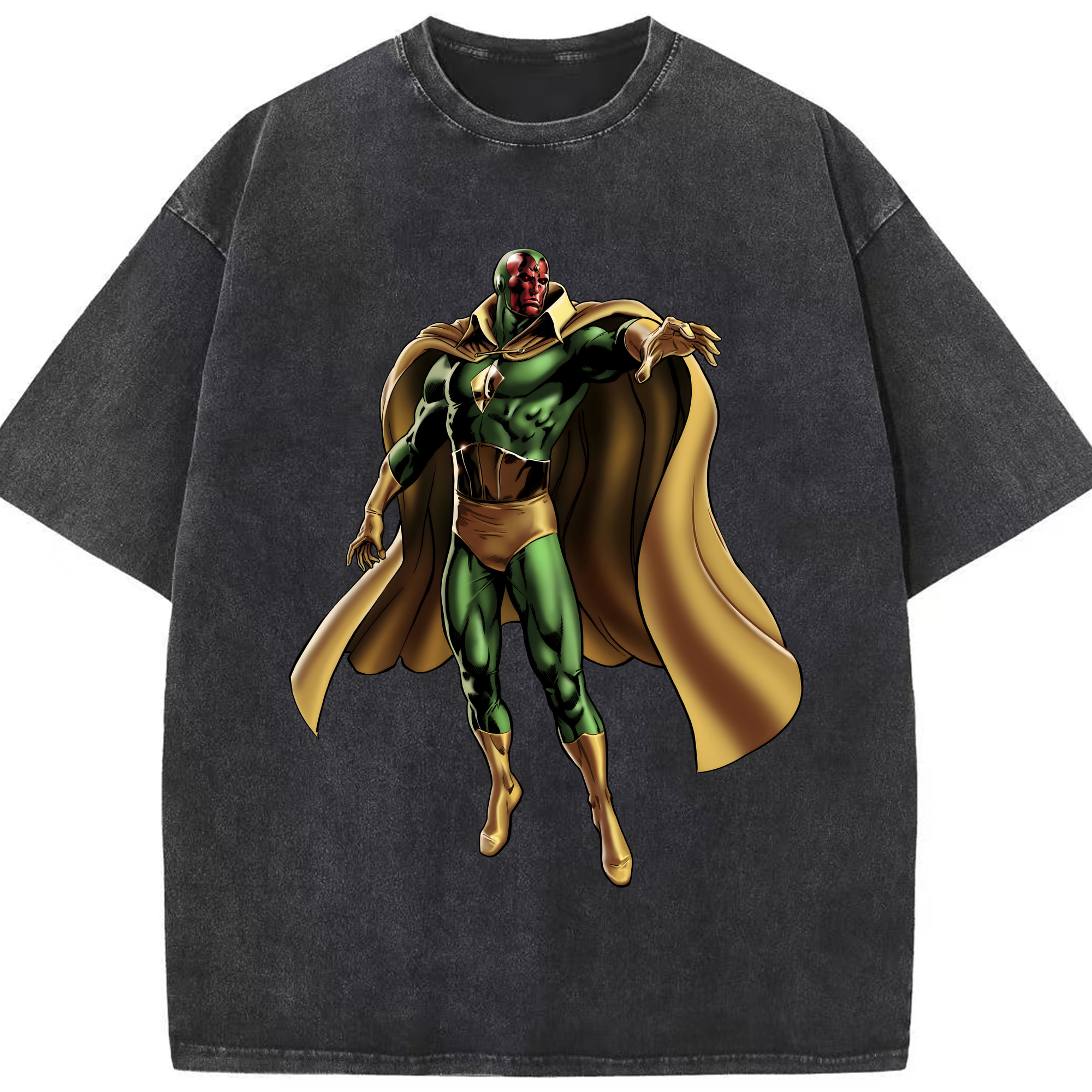 （画像用） アベンジャーズ The Avengers 綿100% ヴィンテージ風 半袖Tシャツ（フロントプリント）