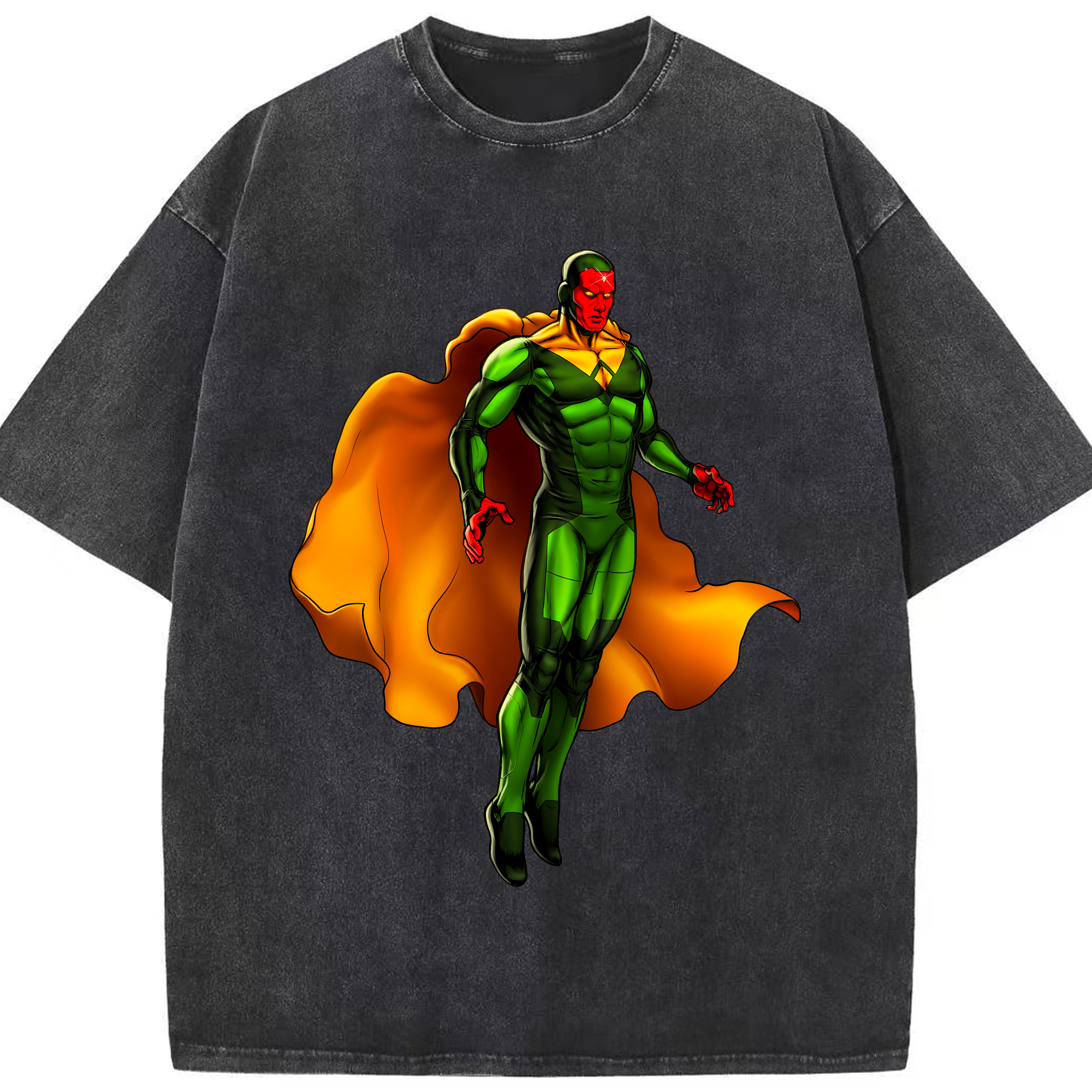 （画像用） アベンジャーズ The Avengers 綿100% ヴィンテージ風 半袖Tシャツ（フロントプリント）