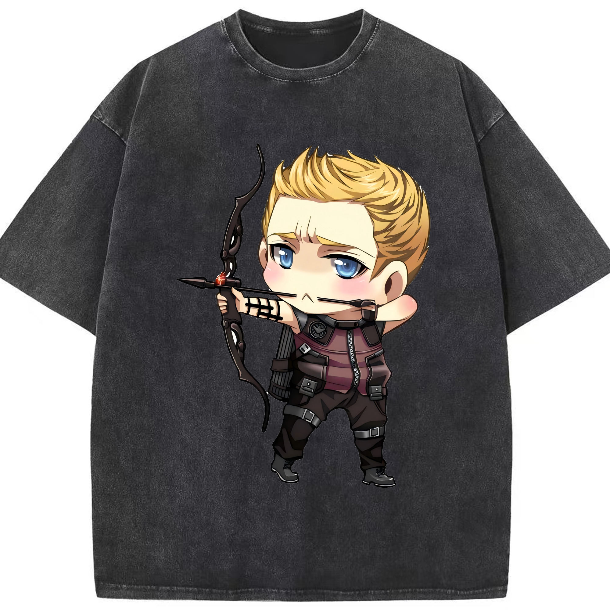 （画像用） アベンジャーズ The Avengers 綿100% ヴィンテージ風 半袖Tシャツ（フロントプリント）