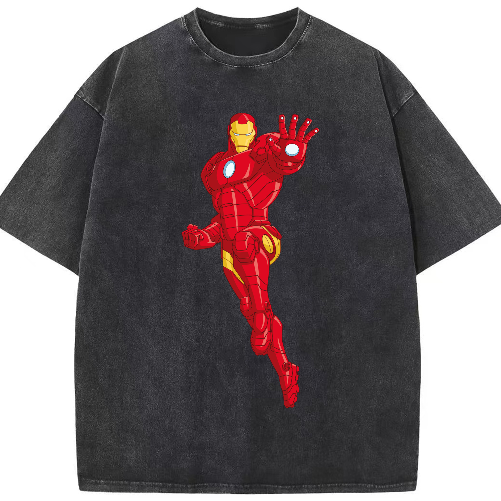 （画像用） アベンジャーズ The Avengers 綿100% ヴィンテージ風 半袖Tシャツ（フロントプリント）
