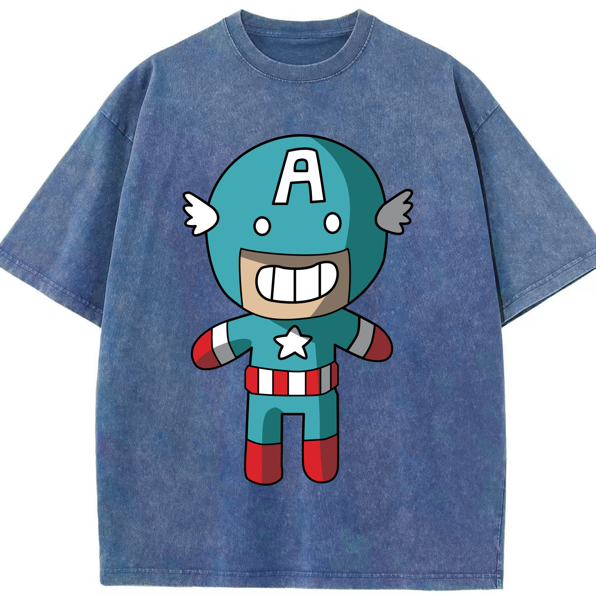 （画像用） アベンジャーズ The Avengers 綿100% ヴィンテージ風 半袖Tシャツ（フロントプリント）