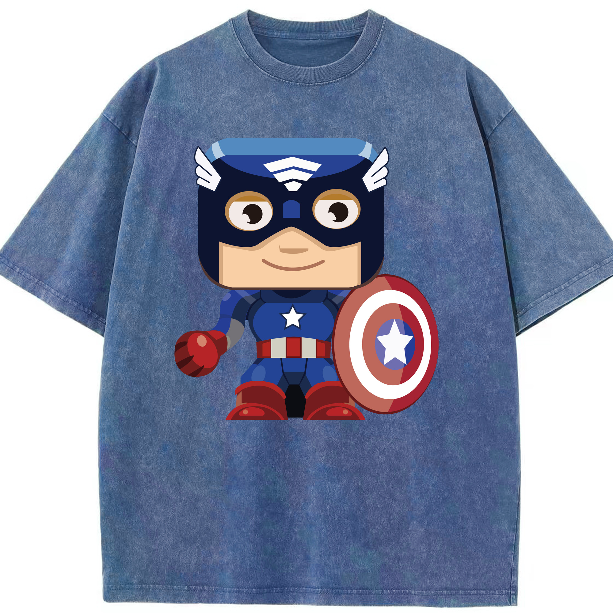 （画像用） アベンジャーズ The Avengers 綿100% ヴィンテージ風 半袖Tシャツ（フロントプリント）