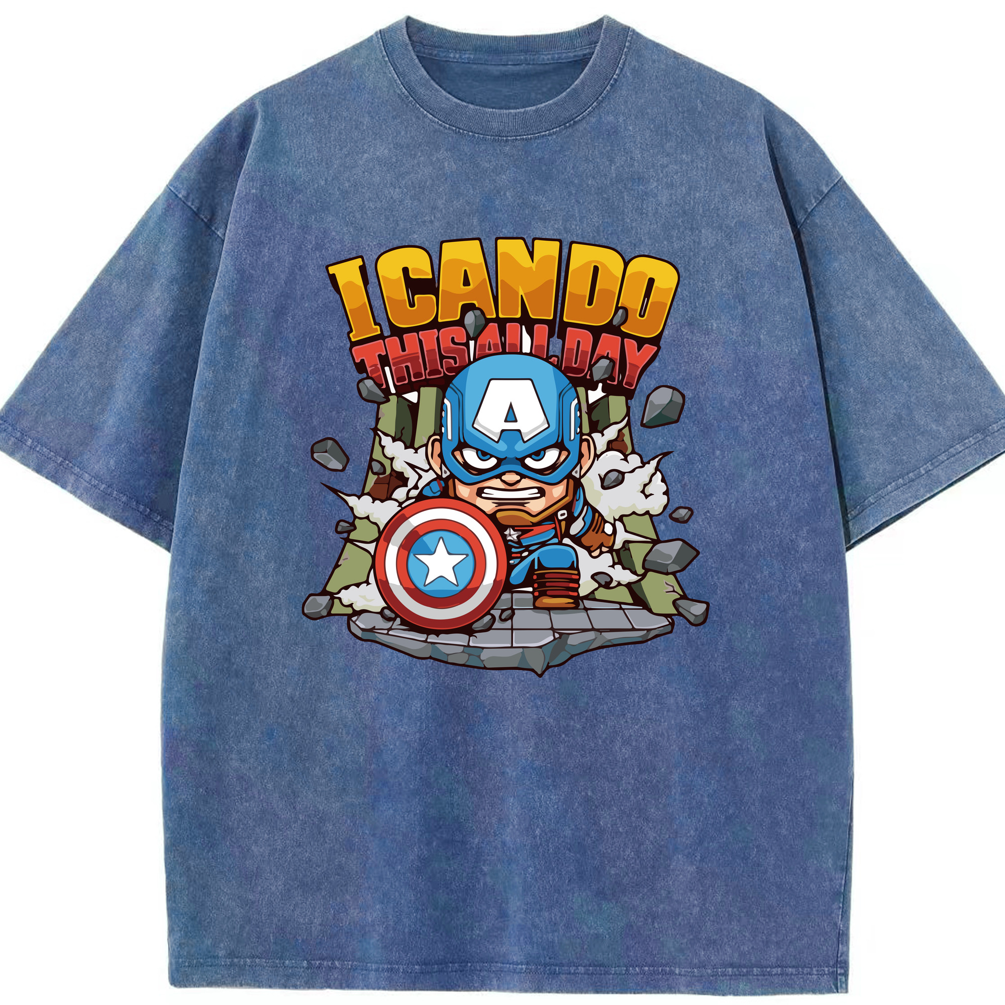 （画像用） アベンジャーズ The Avengers 綿100% ヴィンテージ風 半袖Tシャツ（フロントプリント）