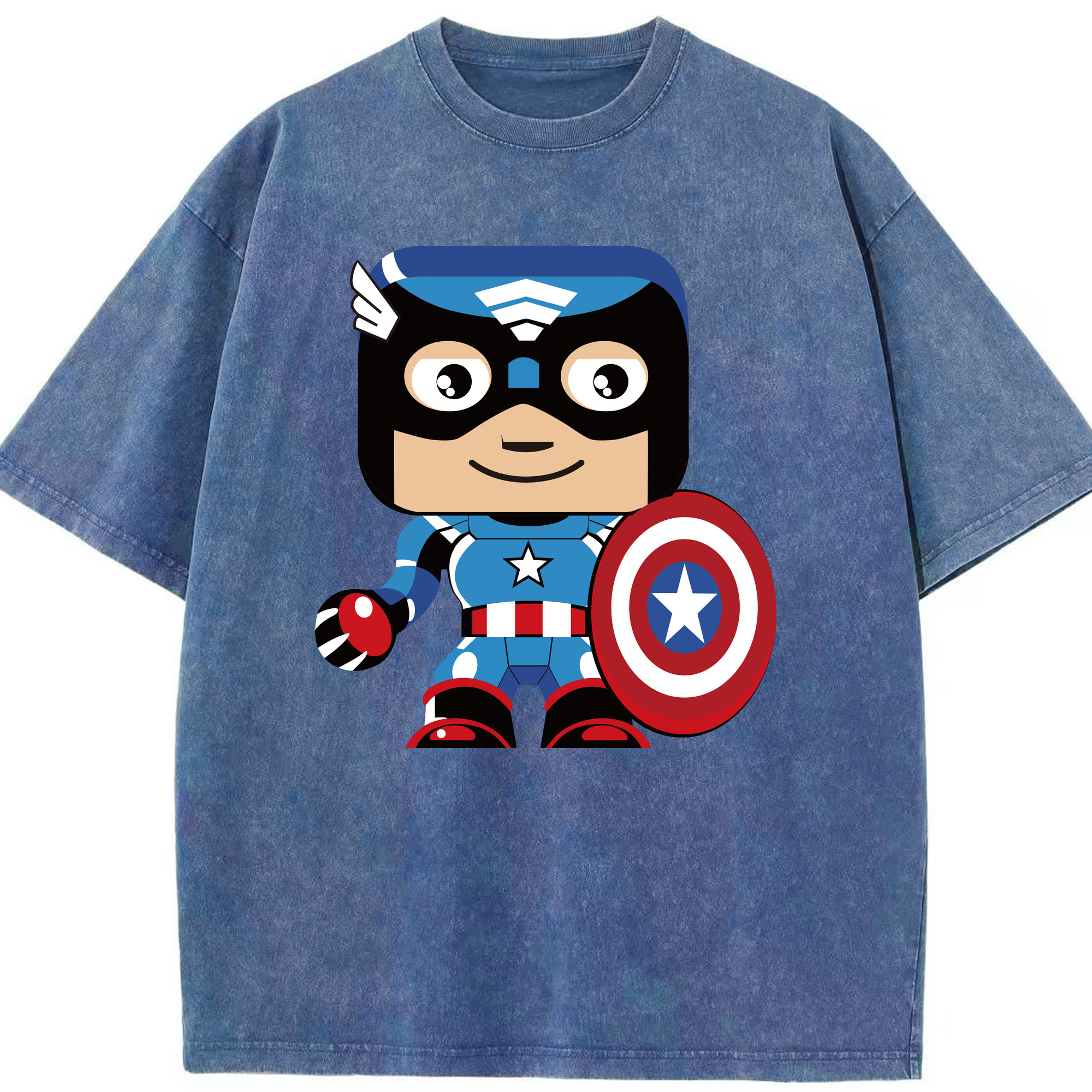 （画像用） アベンジャーズ The Avengers 綿100% ヴィンテージ風 半袖Tシャツ（フロントプリント）