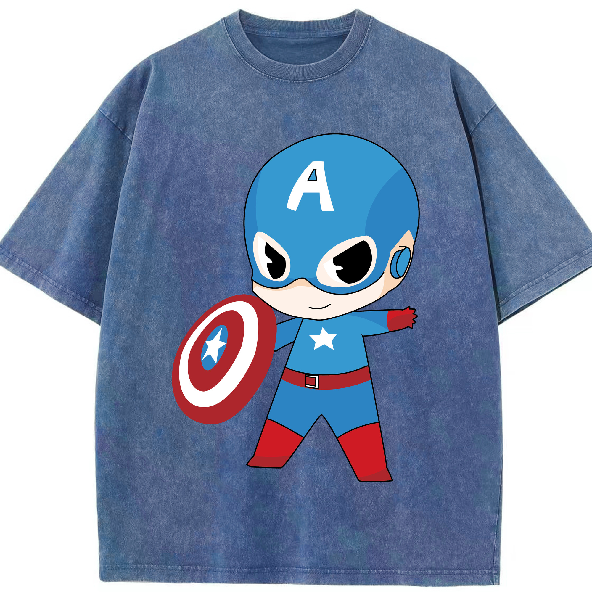 （画像用） アベンジャーズ The Avengers 綿100% ヴィンテージ風 半袖Tシャツ（フロントプリント）