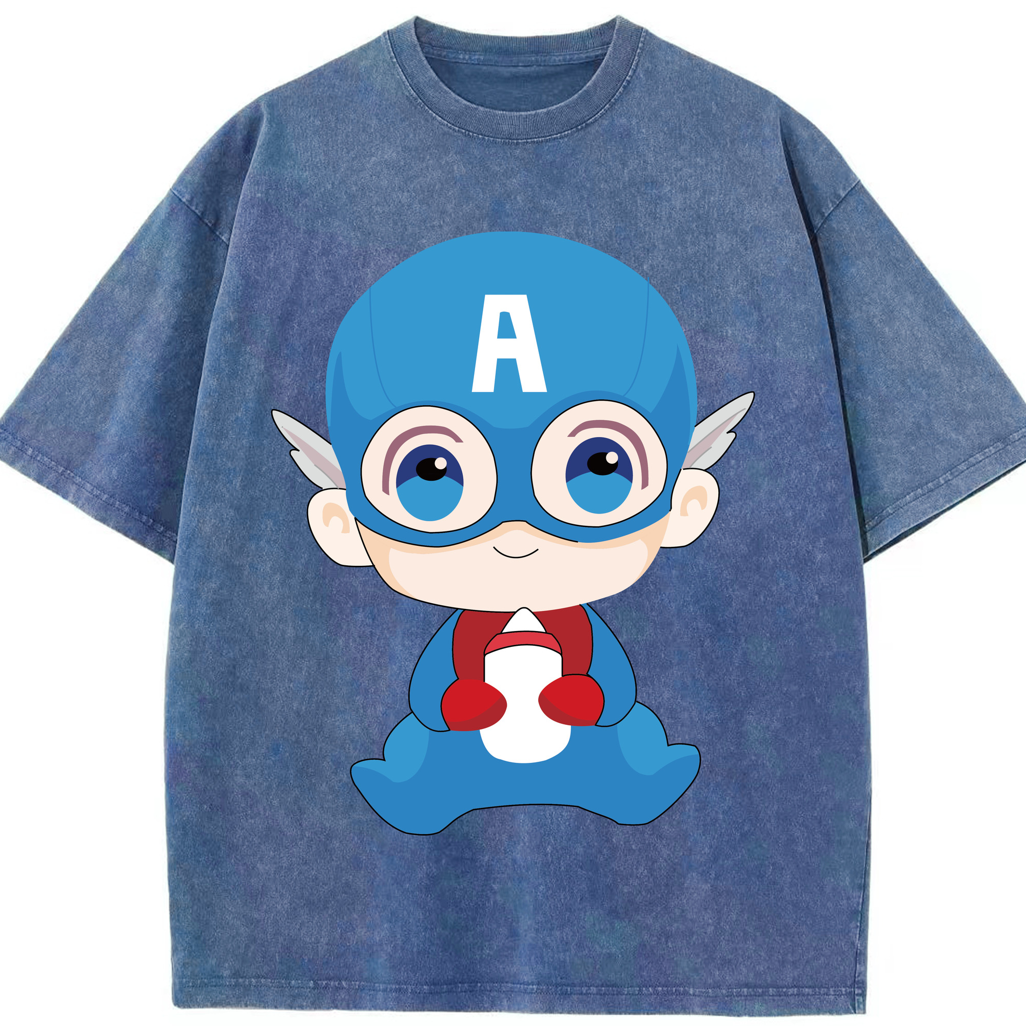 （画像用） アベンジャーズ The Avengers 綿100% ヴィンテージ風 半袖Tシャツ（フロントプリント）