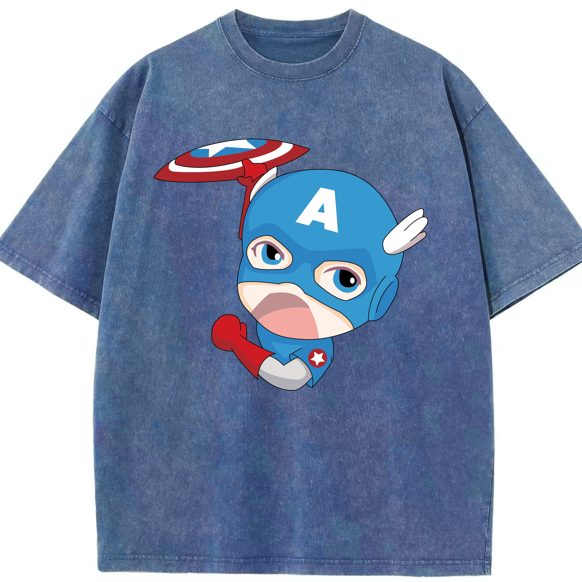 （画像用） アベンジャーズ The Avengers 綿100% ヴィンテージ風 半袖Tシャツ（フロントプリント）